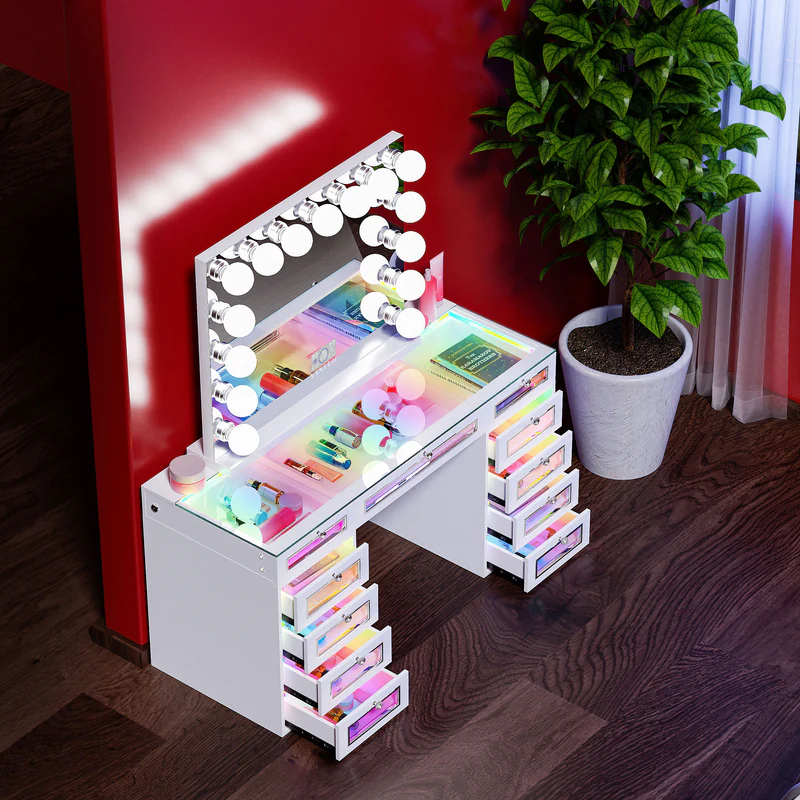 The Priscilla Vanity Set – A Stunning Fusion of Light, Style, and Function