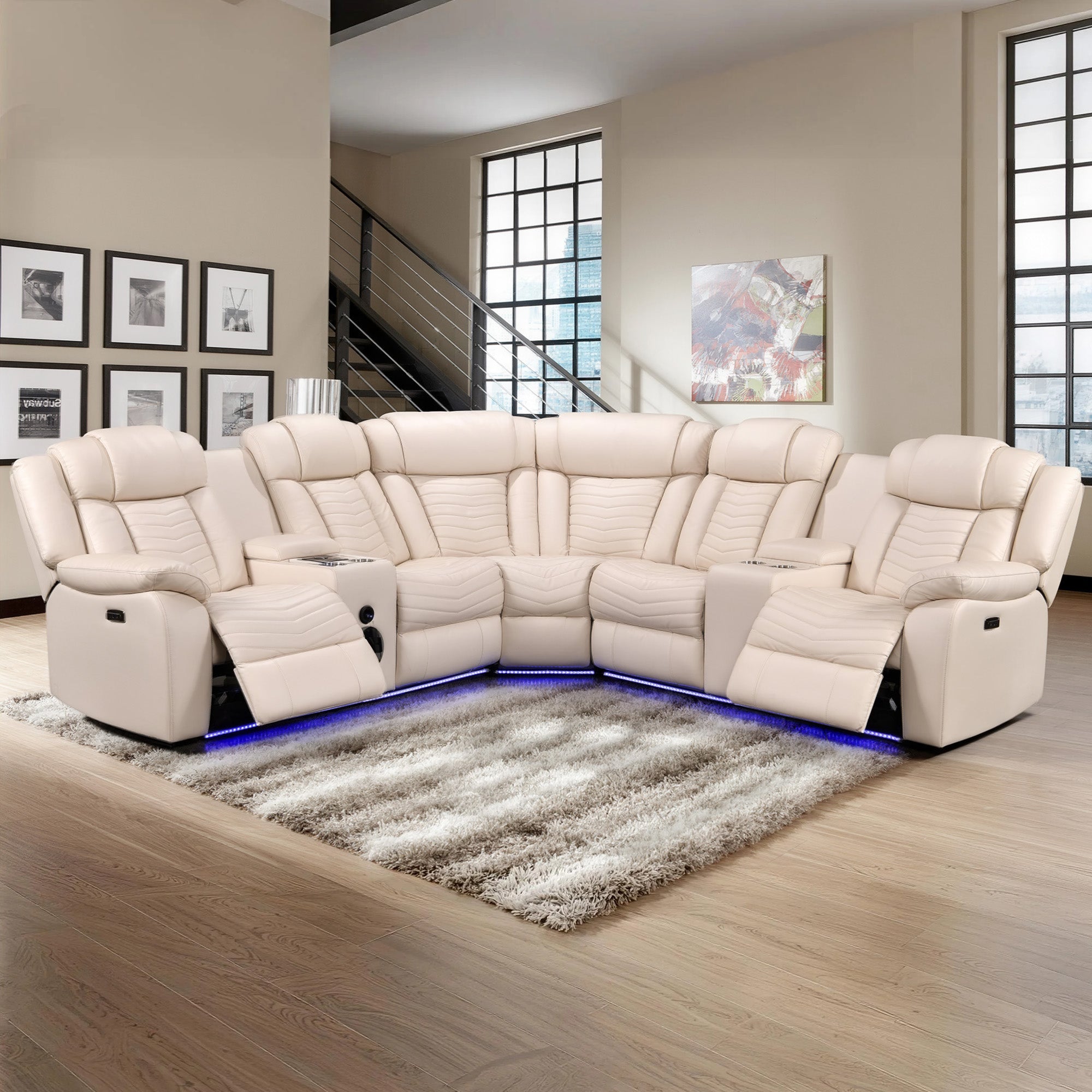 Power Recliner Sectional MC2935