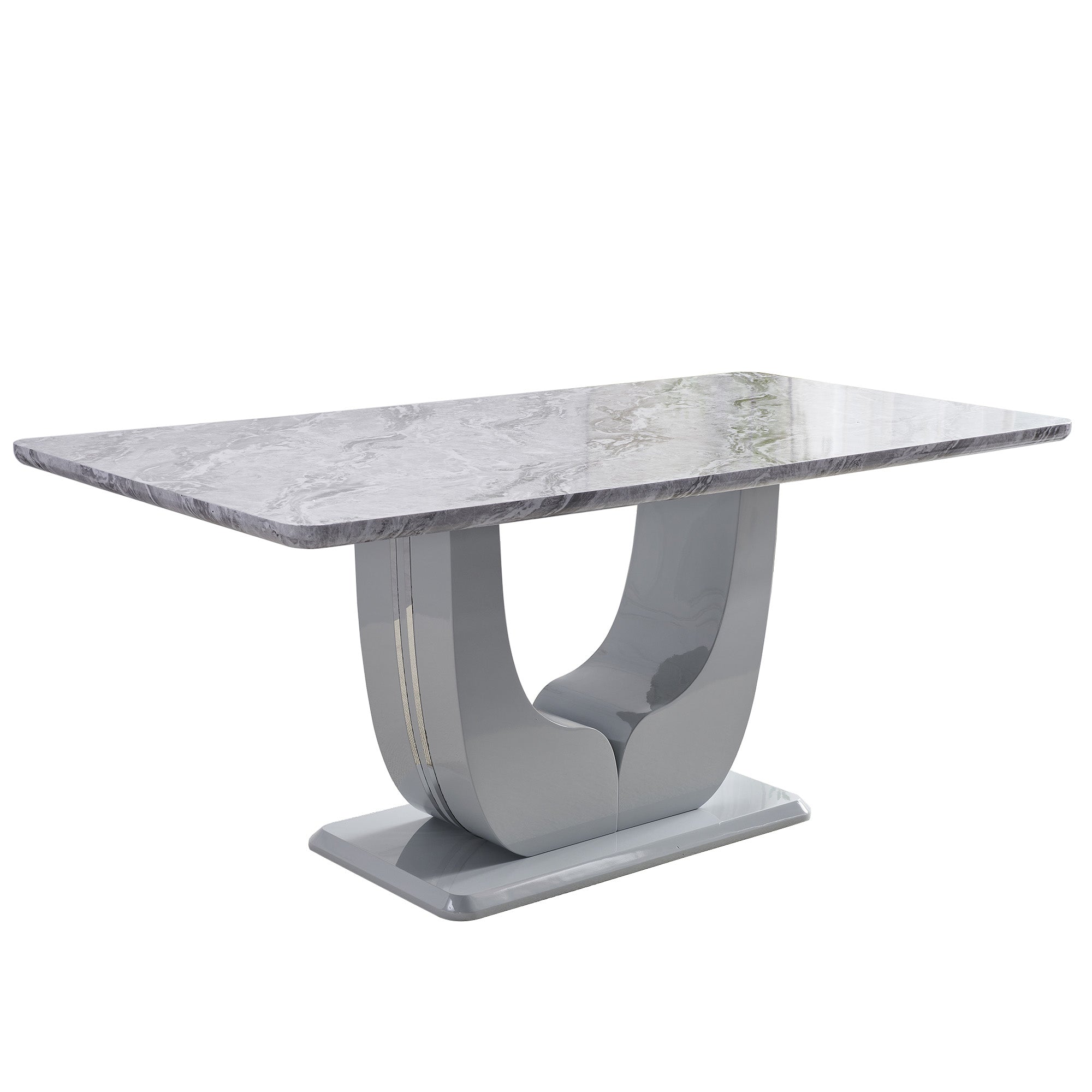 MDF Pedestal Dining Table