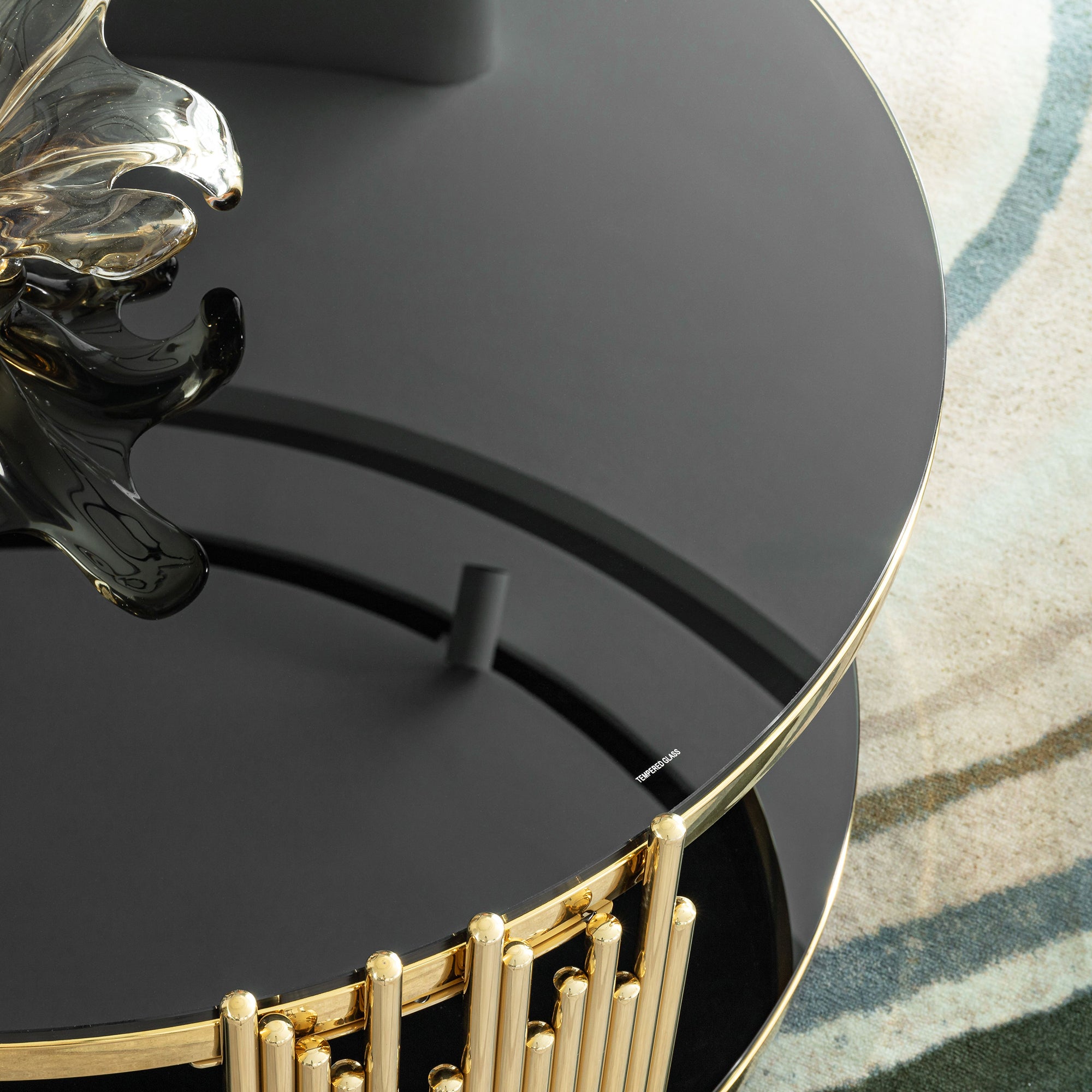 stainless steel coffee table