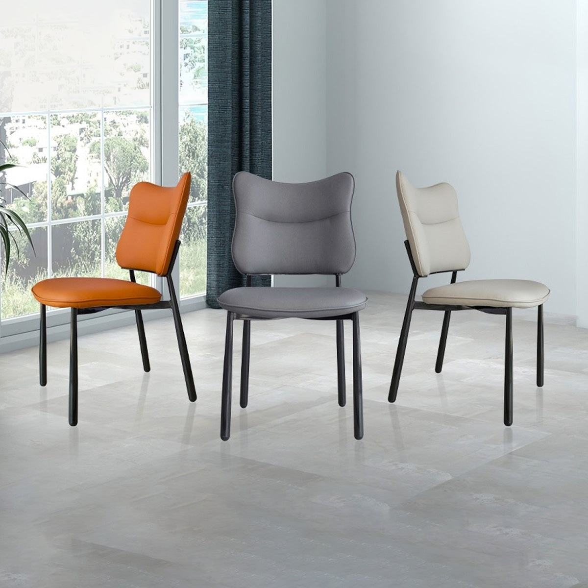 Dining chair（Cat scratching skin）