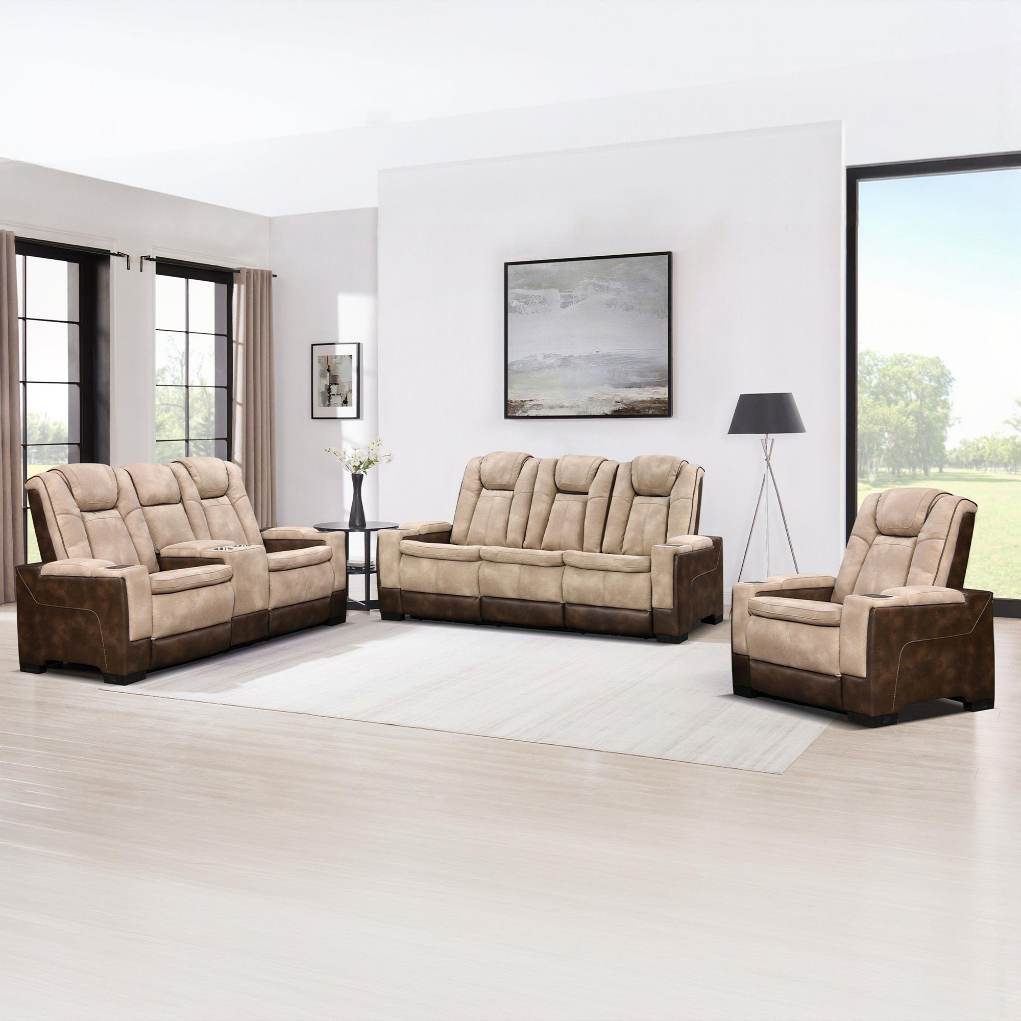 Power Recliner Sofa & Loveseat & Chair MR2866
