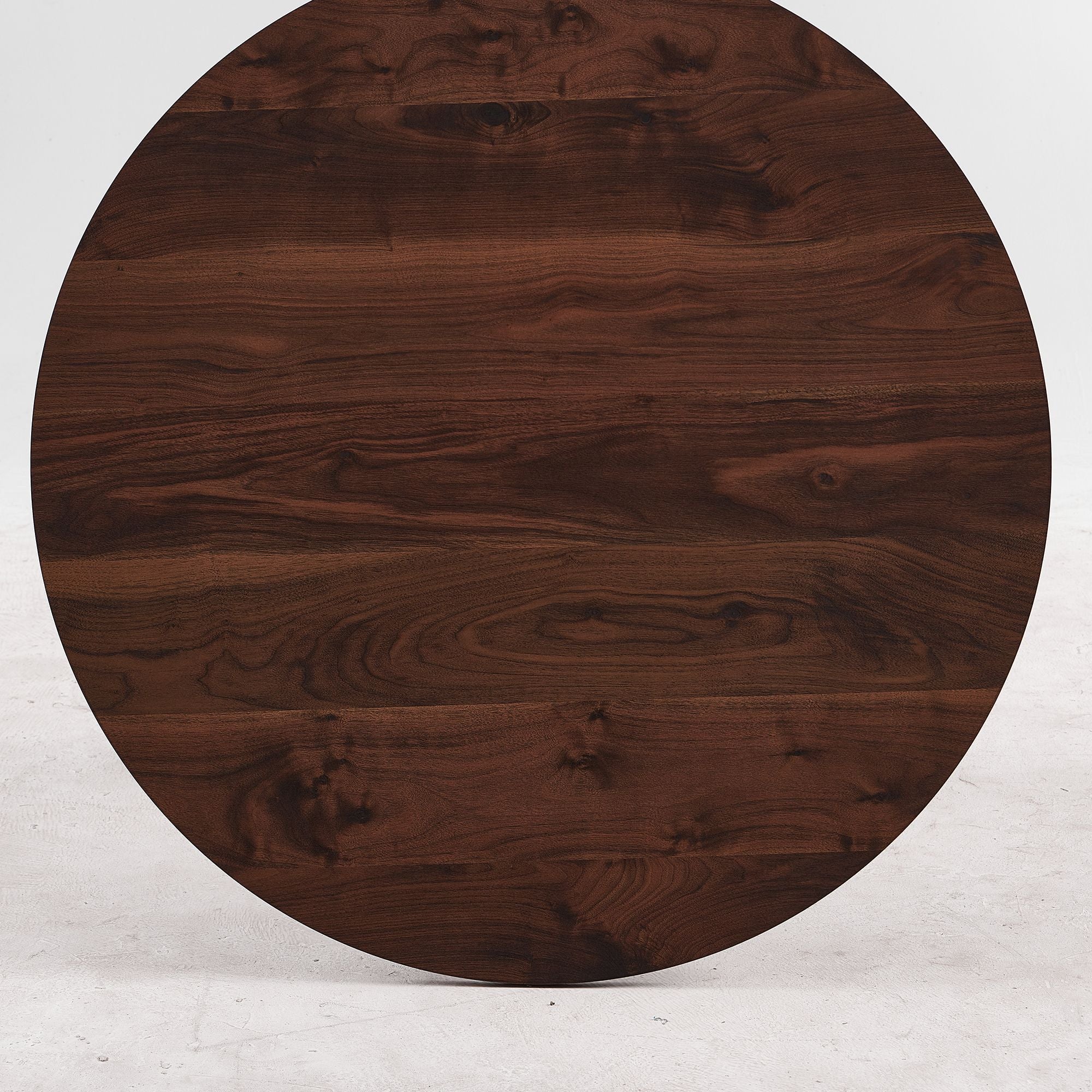 42.1'' Wood Color Mid-Century Dining Table (MDF Round Top, Cross Leg) – Seats 4-6,Dining Table