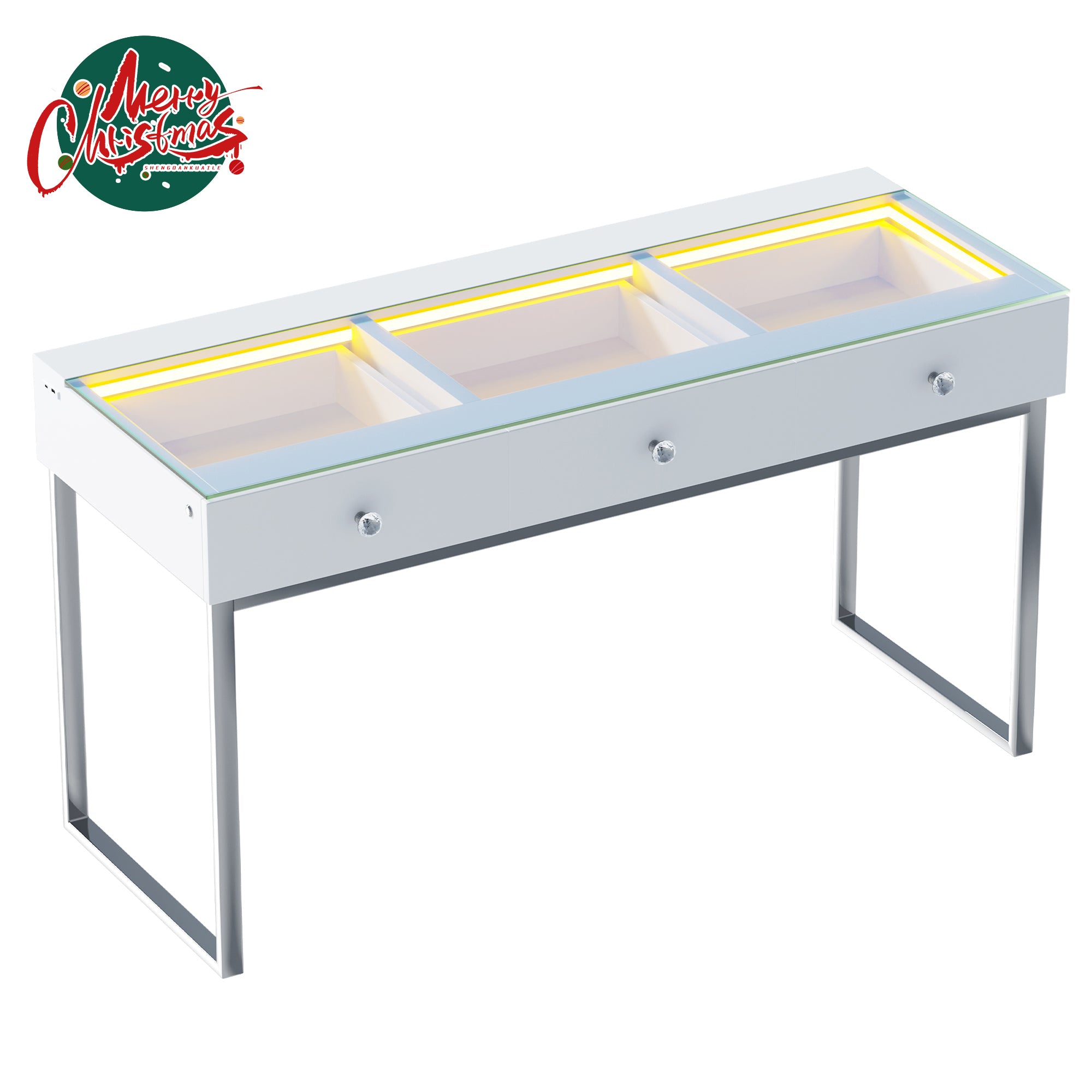 VANITII Billie Vanity Desk - 3 Storage Drawers