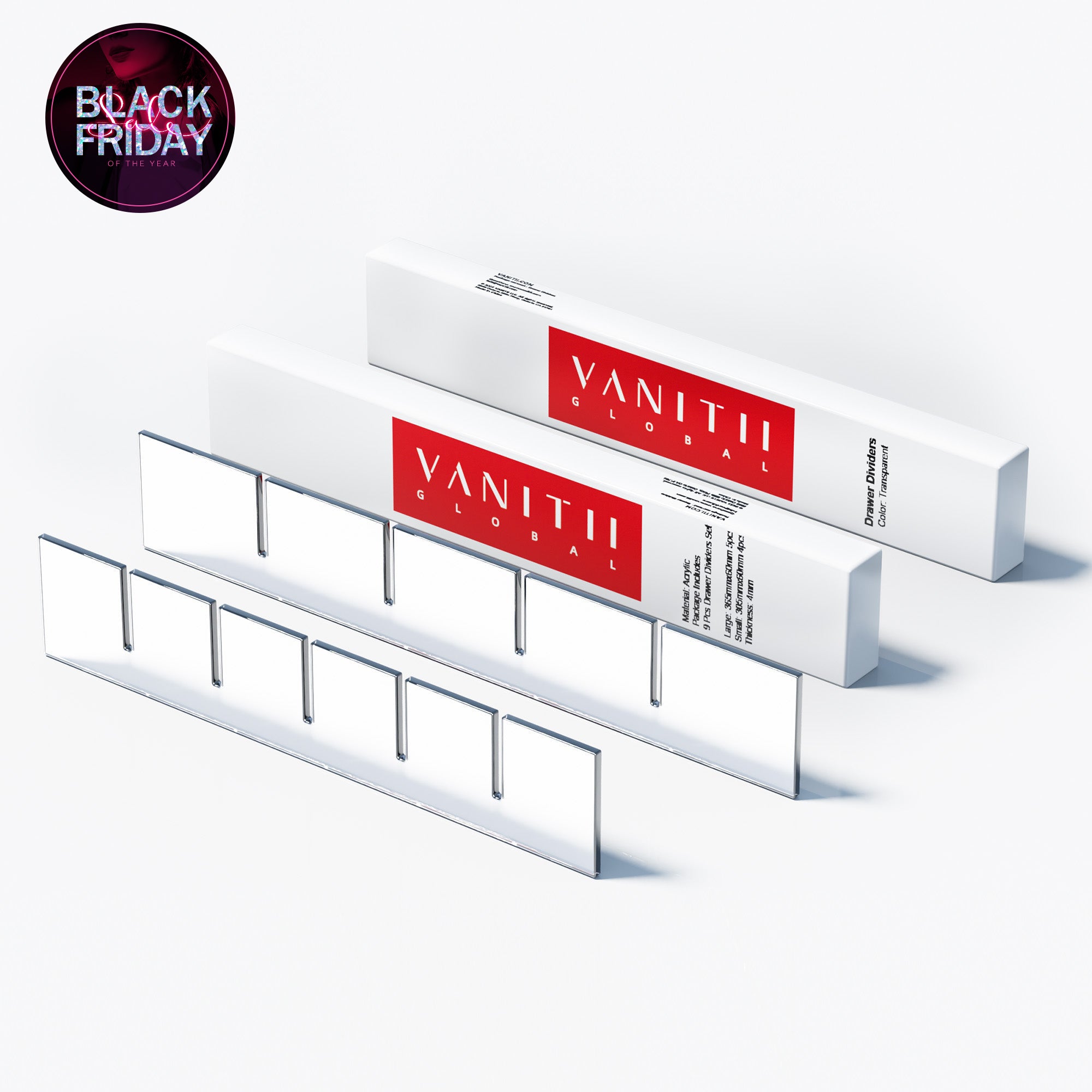 VANITII Acrylic Dividers