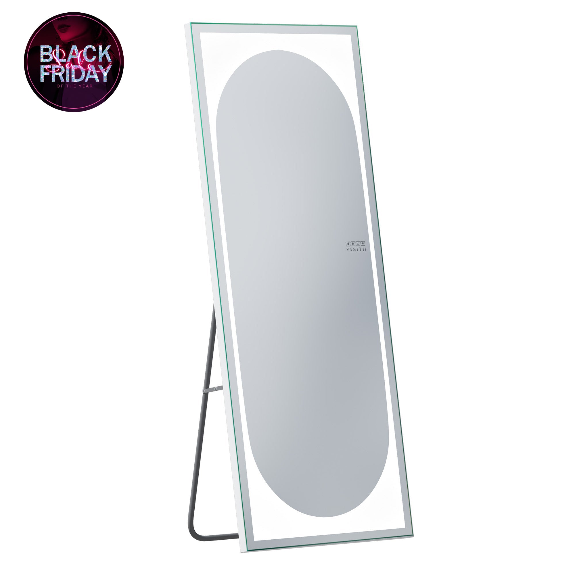 VANITII Marilyn Oval Full Length Mirror