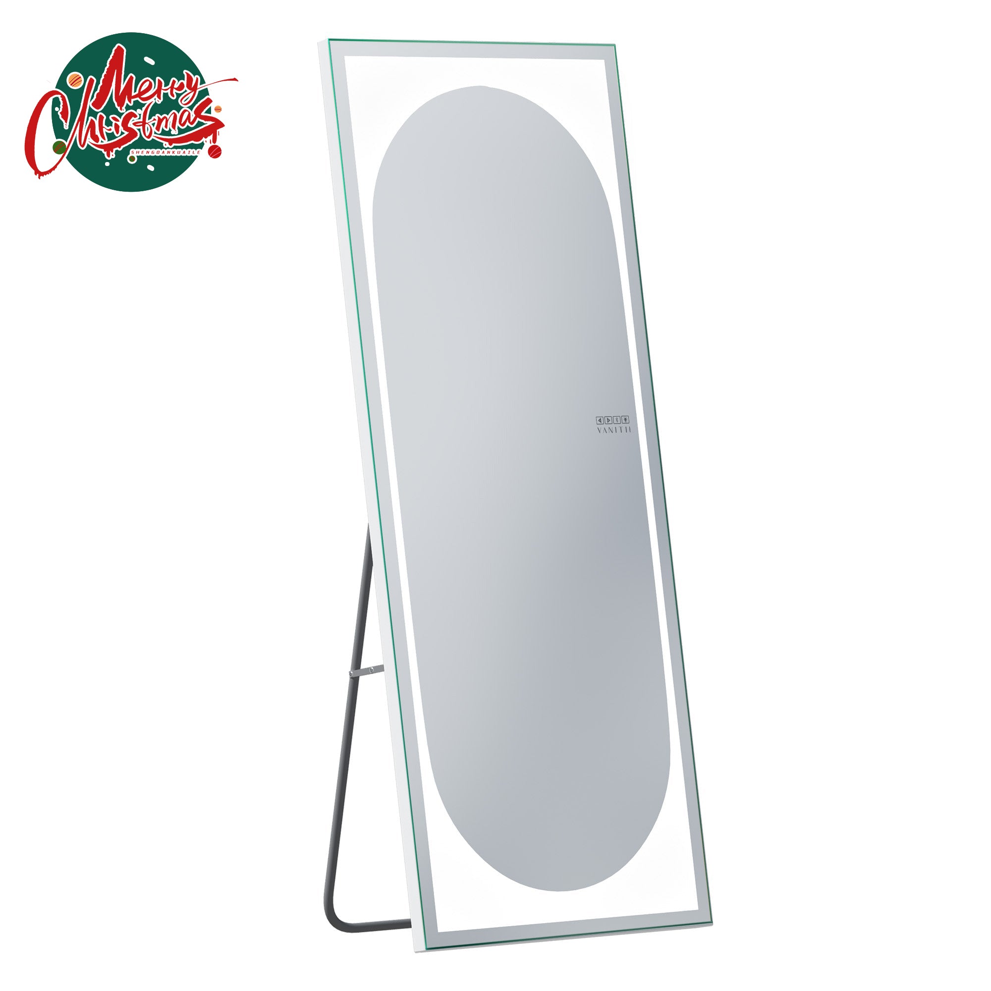 VANITII Marilyn Oval Full Length Mirror