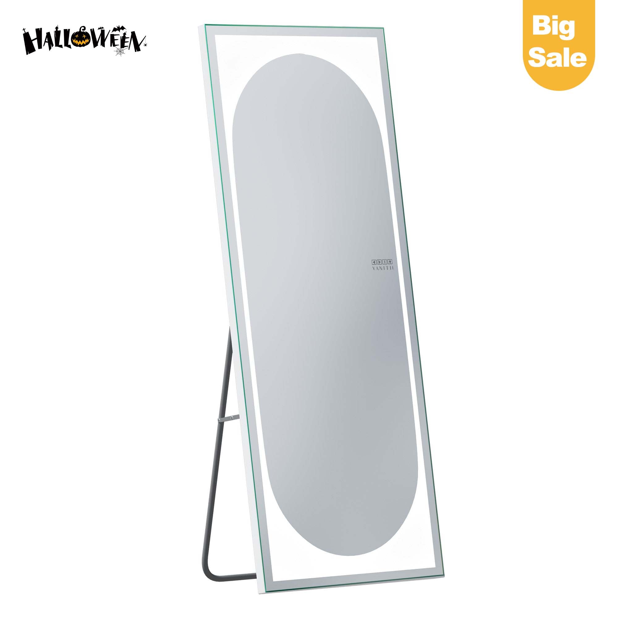 VANITII Marilyn Oval Full Length Mirror