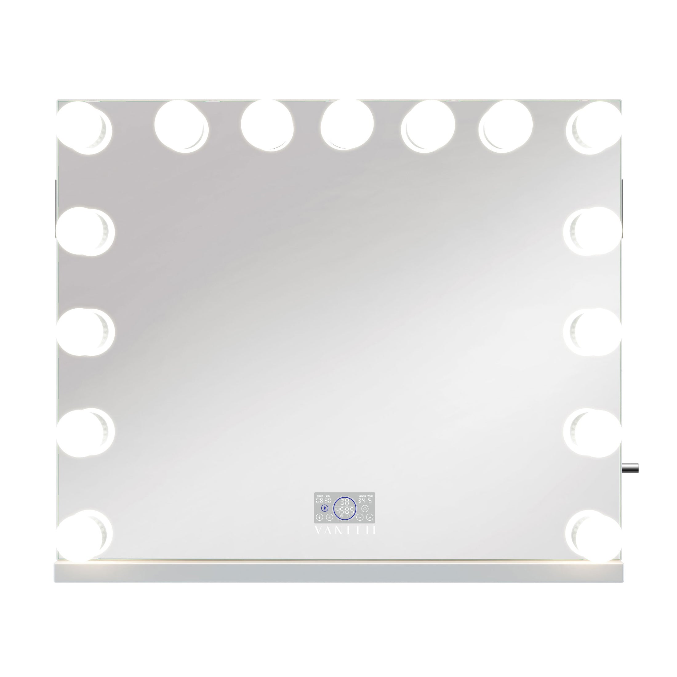 Marilyn Hollywood Vanity Mirror Pro Max - Tabletop or Wall Mount Vanity Mirror with 15 Dimmable LED Bulbs_VANITII