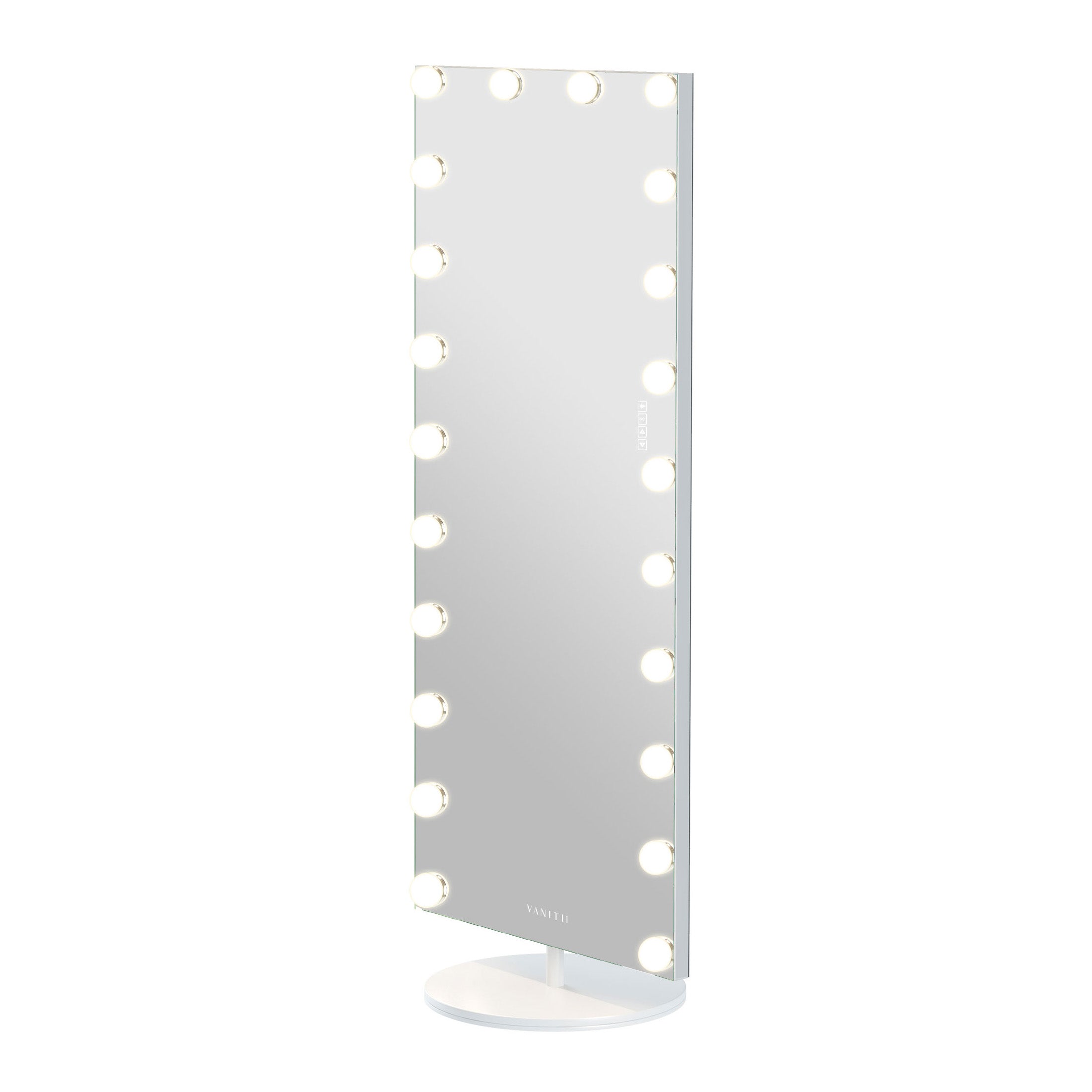 Svdor Hollywood Vanity Mirror - Full Length Vanity Mirror with Swivel 180º Rotation Stand_VANITII