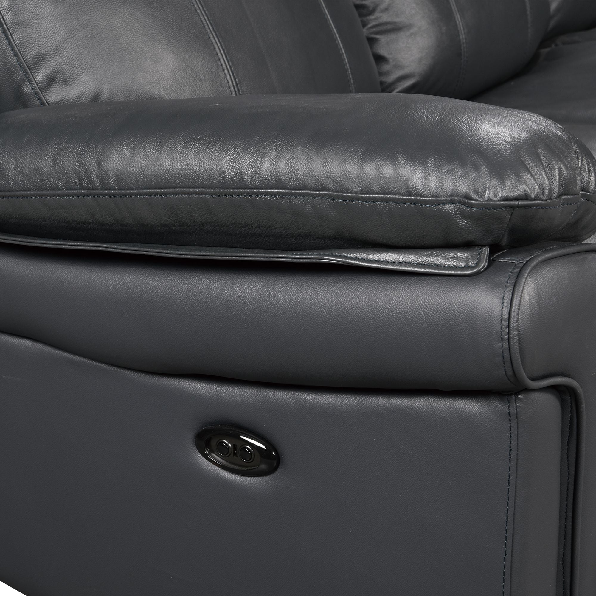 Power Recliner Sofa & Loveseat & Chair MR2573 Dark Blue