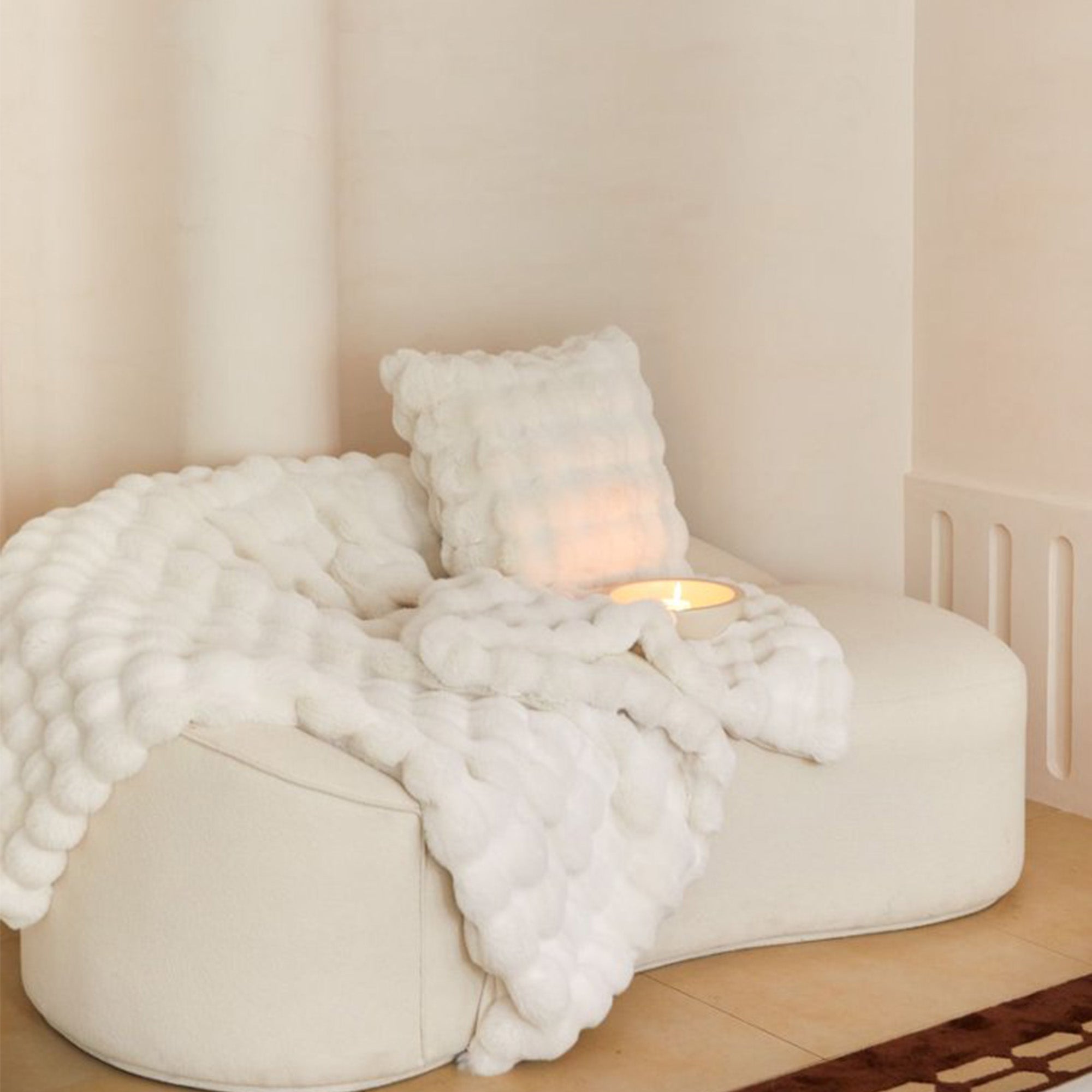 Teddy Fleece Sofa Blanket-160200