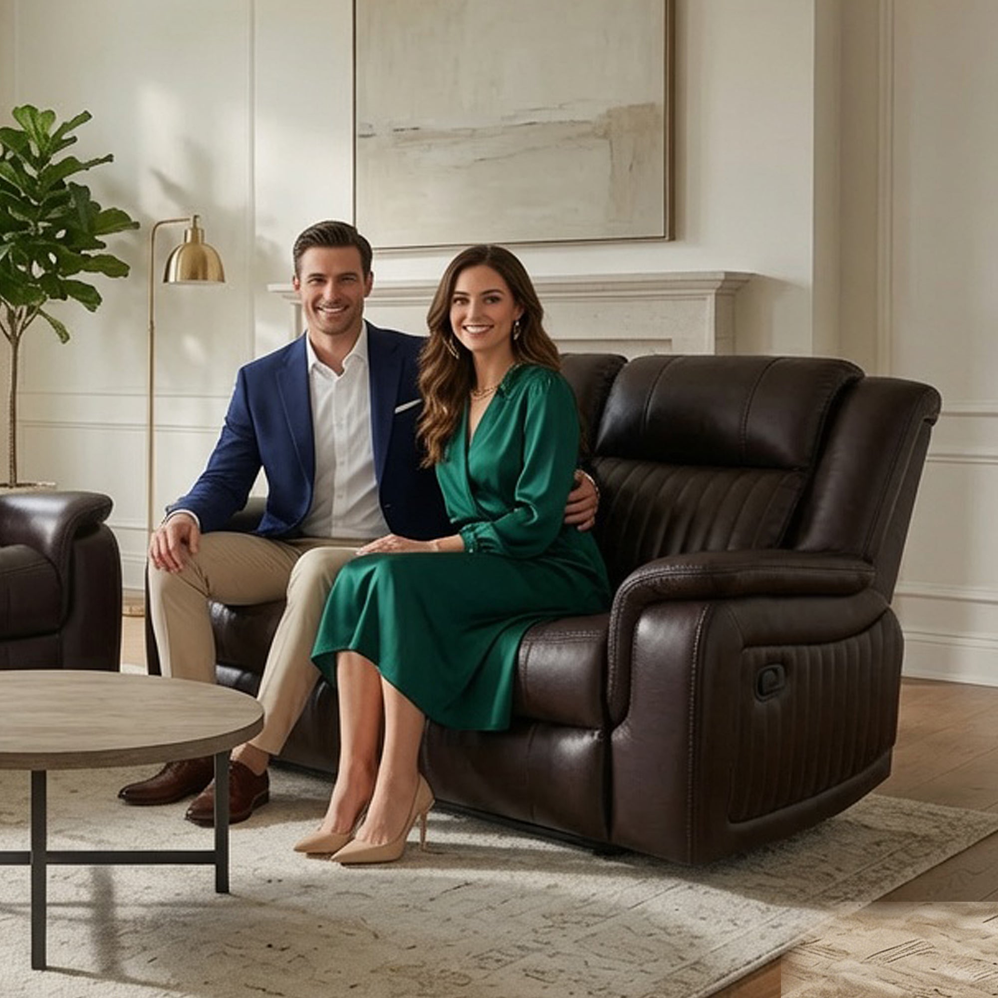 MANUAL  RECLINER LOVESEAT