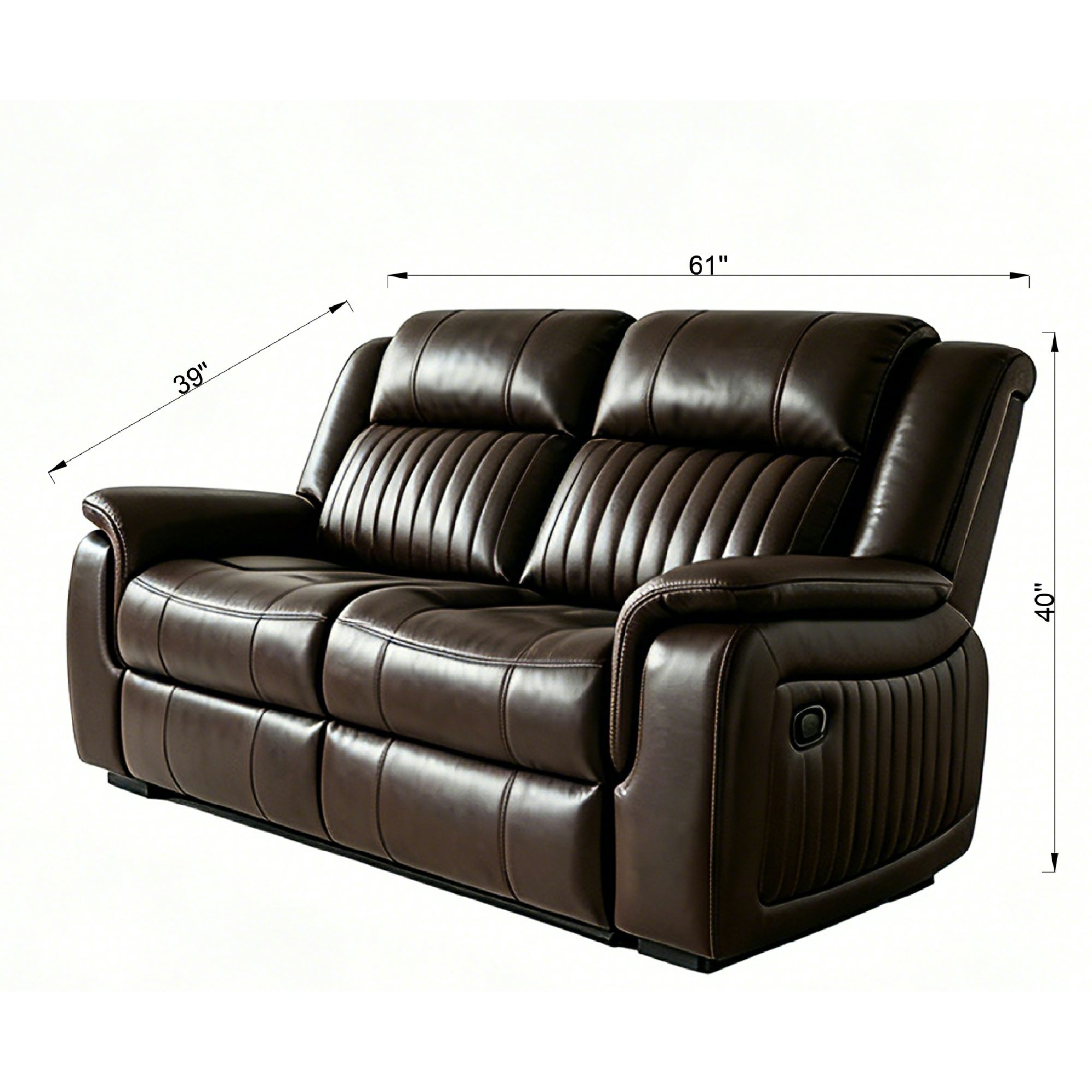 MANUAL  RECLINER LOVESEAT