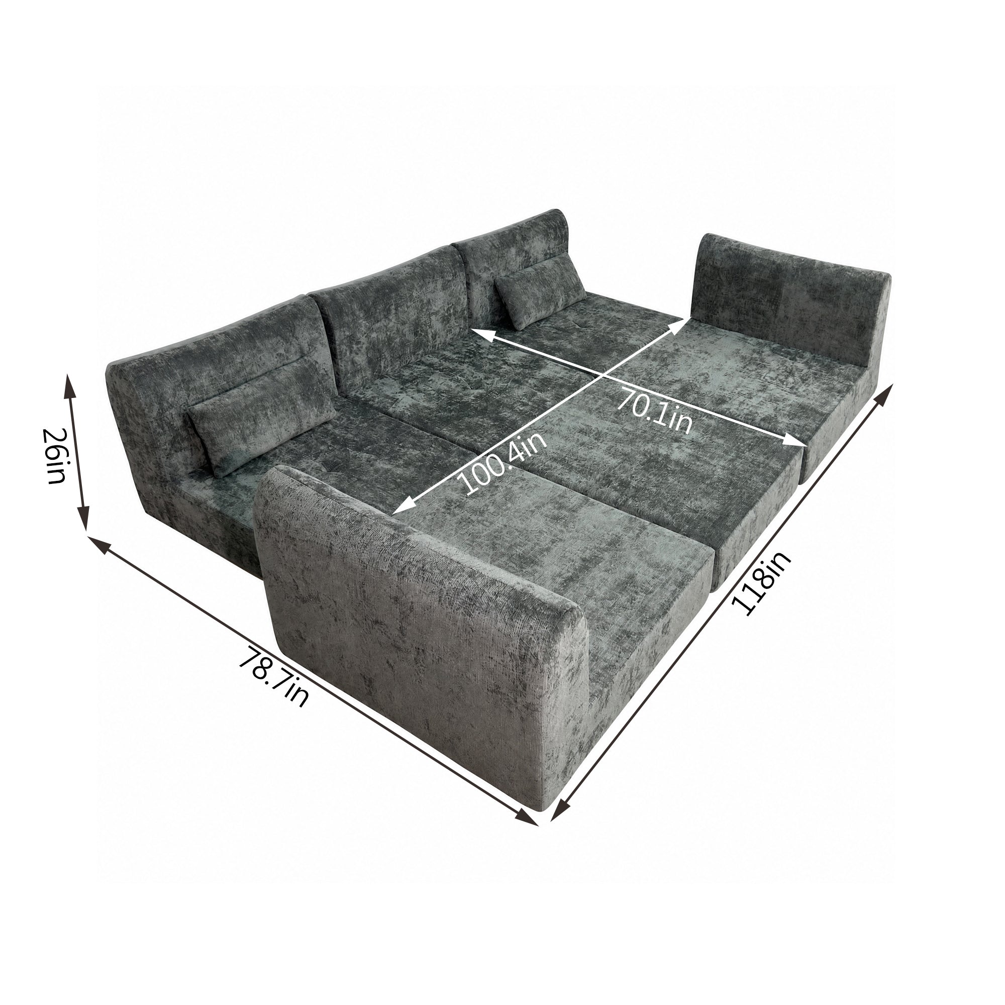 CloudFold Modular Sofa Bed