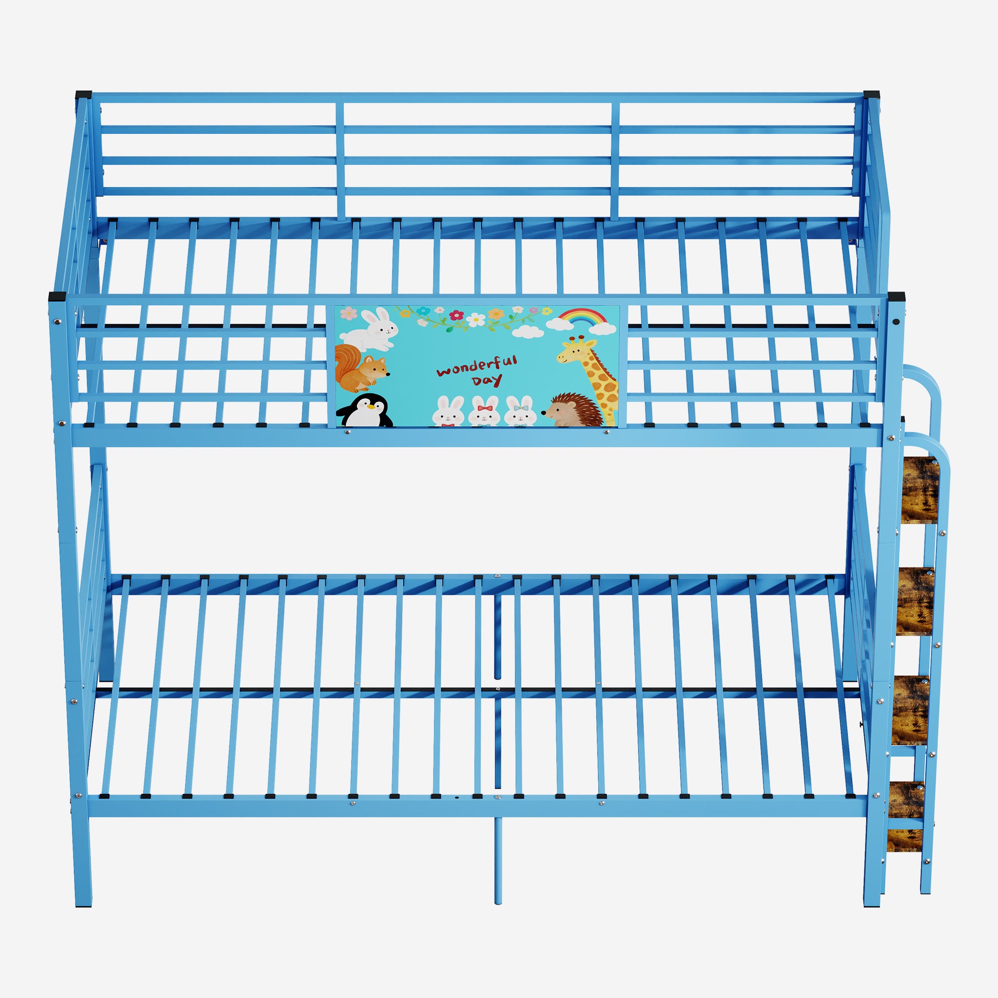 Twin Over Twin Metal Bunk Bed Frame