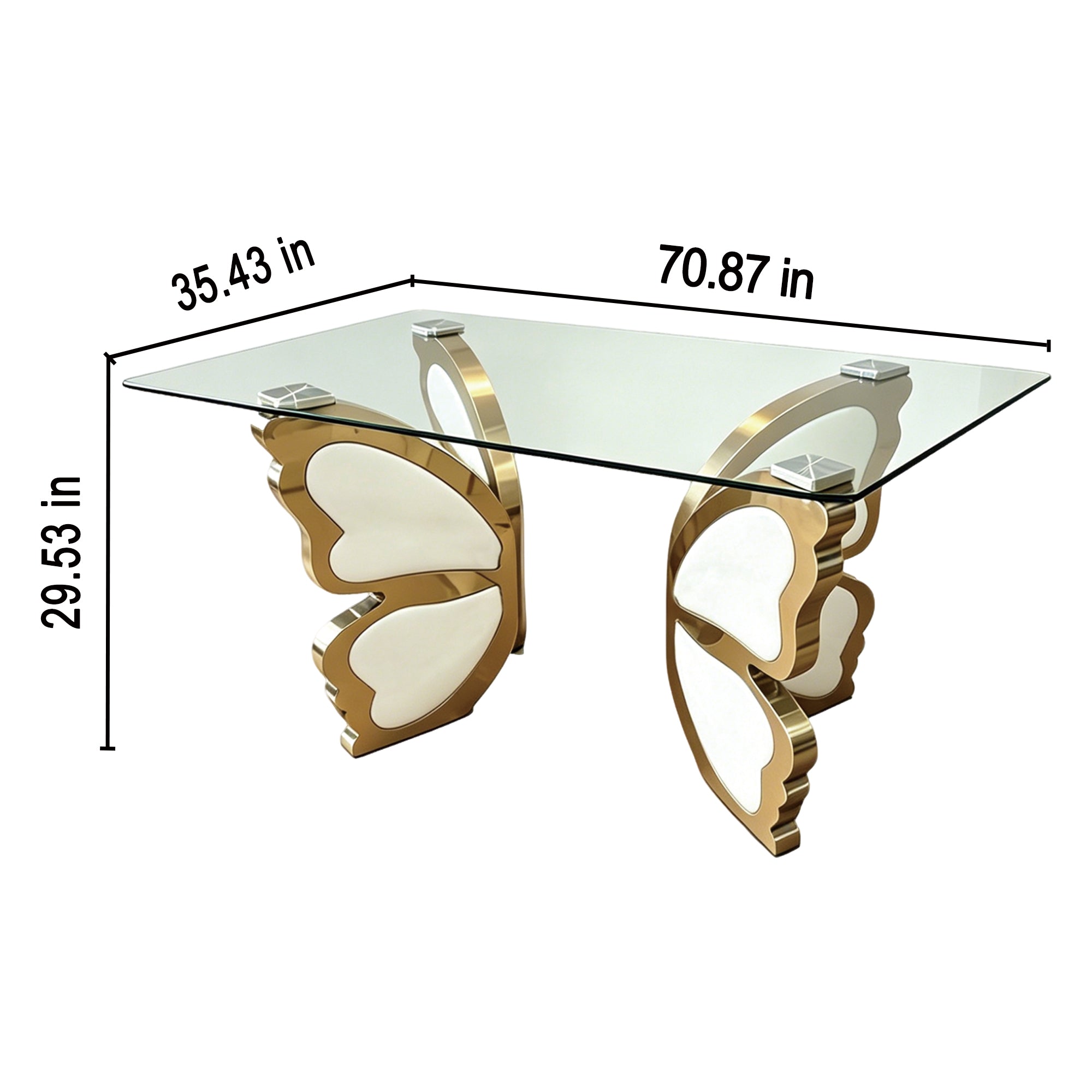 Modern Dining Stainless Steel Table, Kitchen Table Home Desk