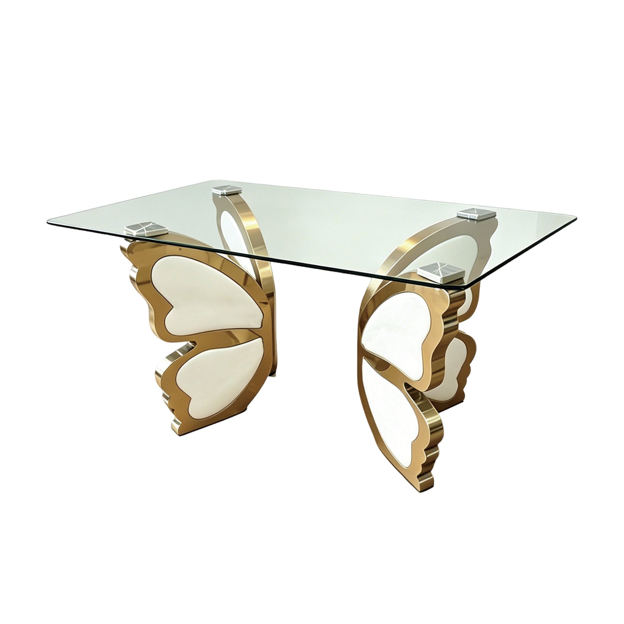 Modern Dining Stainless Steel Table, Kitchen Table Home Desk