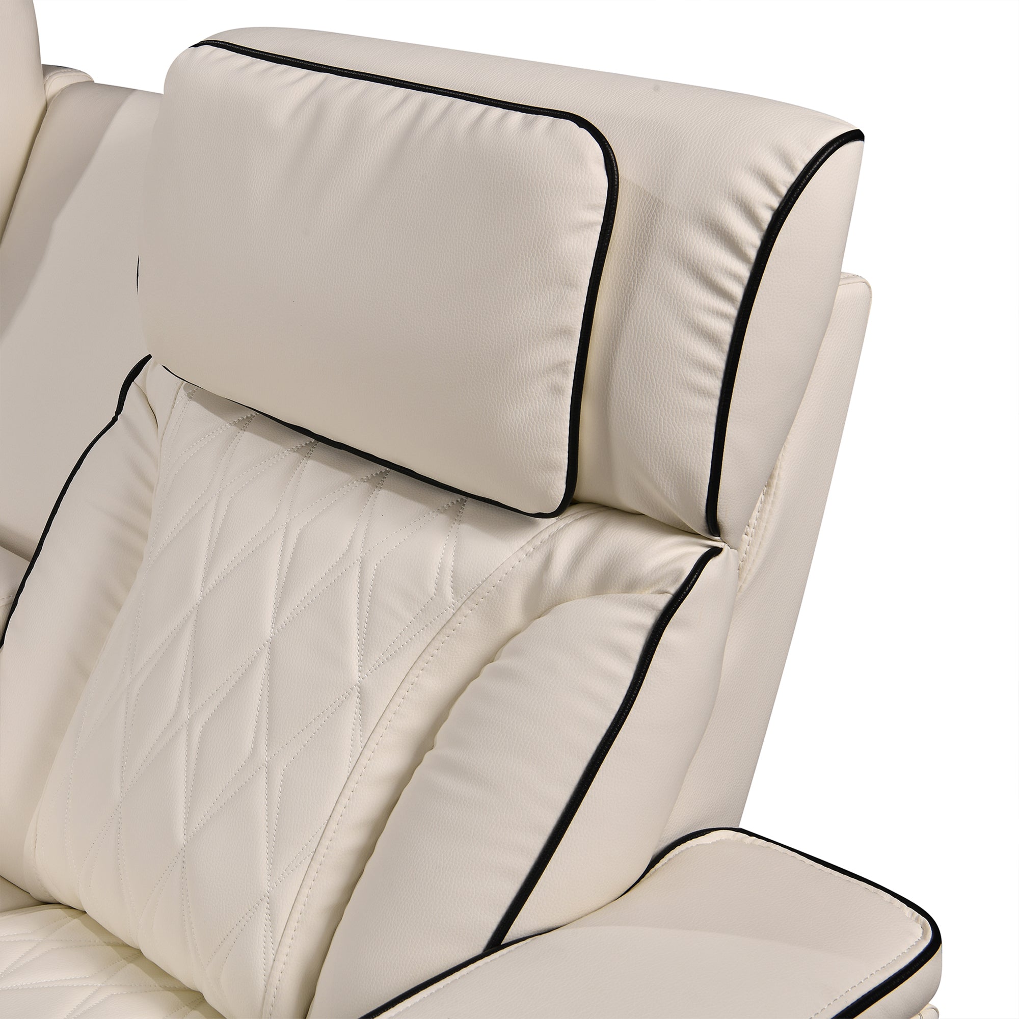 Power Recliner Sectional MC2953 White