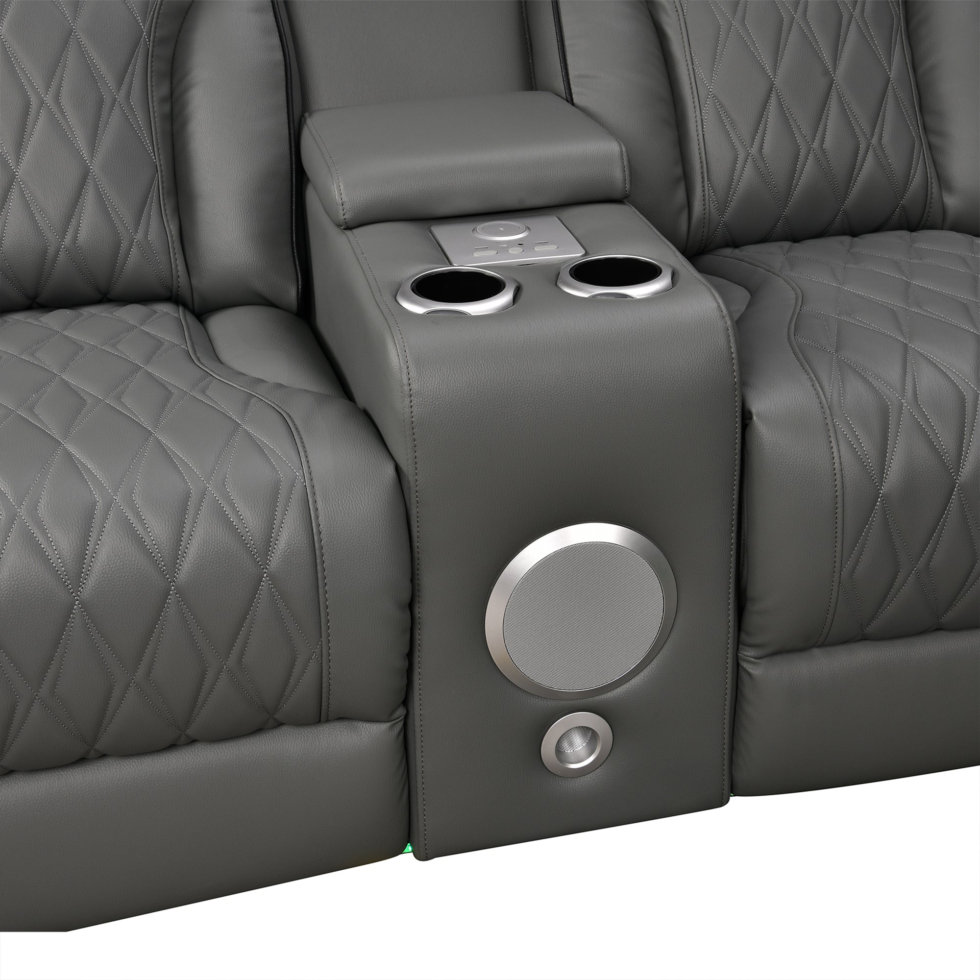 Power Recliner Sectional MC2953 Gray