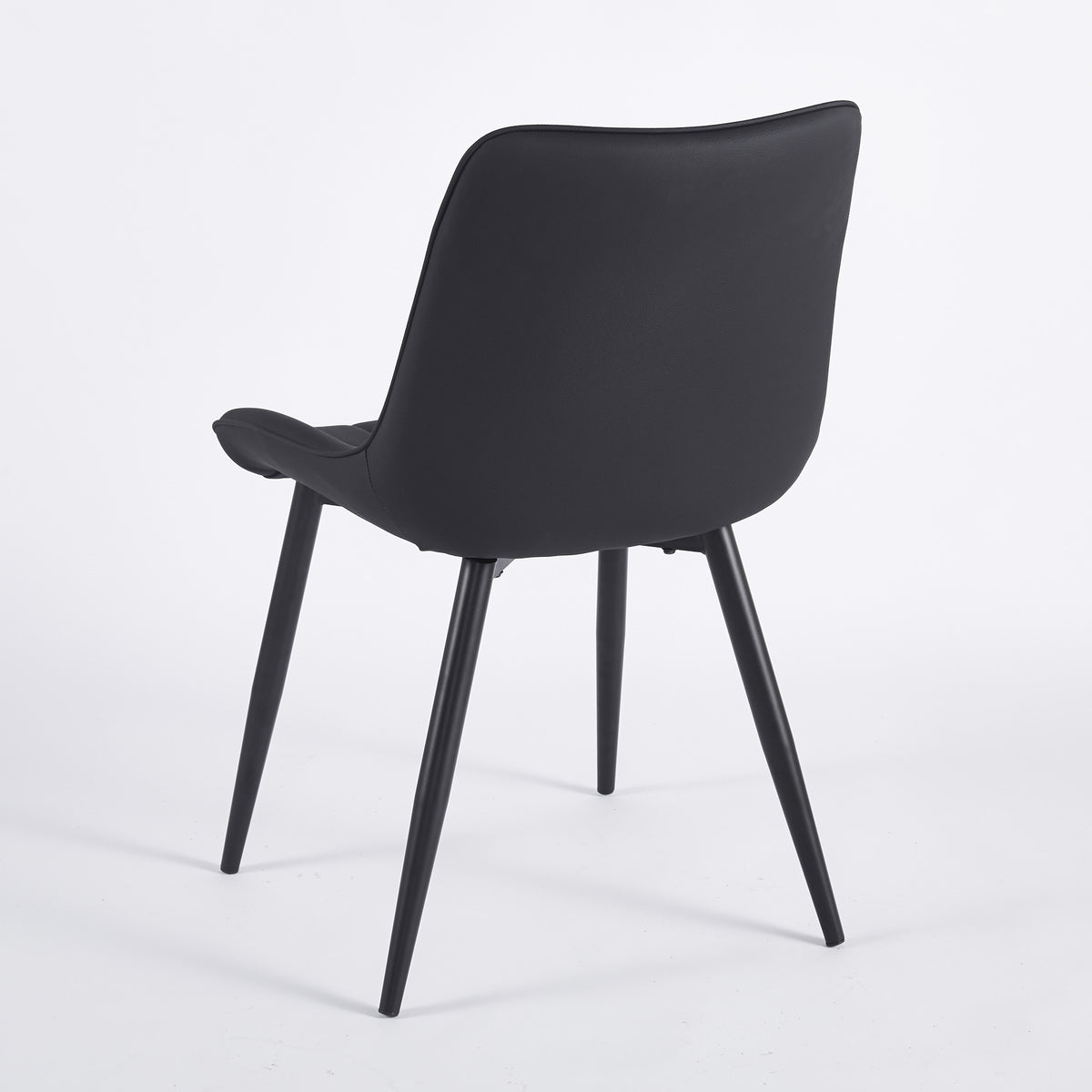 Dining Chairs Modern Leather with Metal Legs 2pCS/CTN
