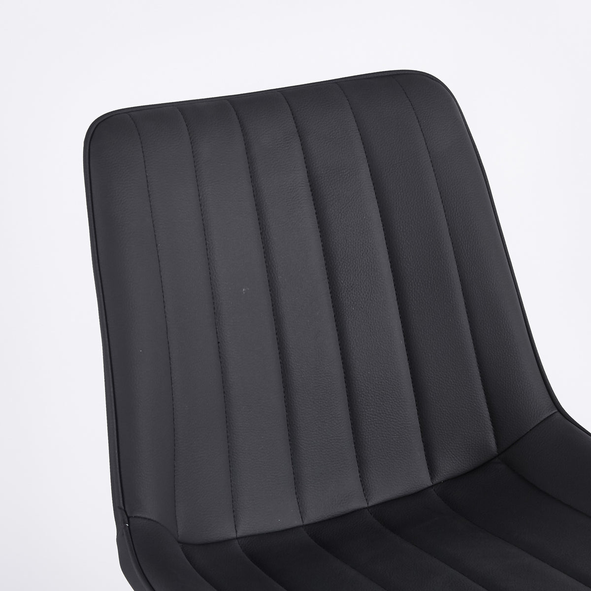 Dining Chairs Modern Leather with Metal Legs 2pCS/CTN
