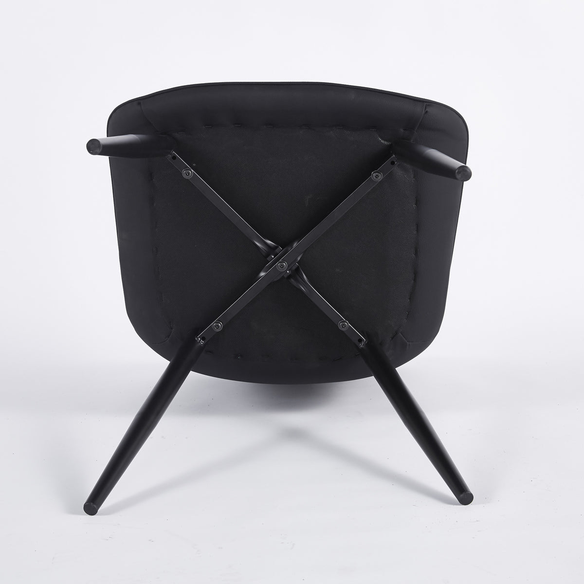 Dining Chairs Modern Leather with Metal Legs 2pCS/CTN