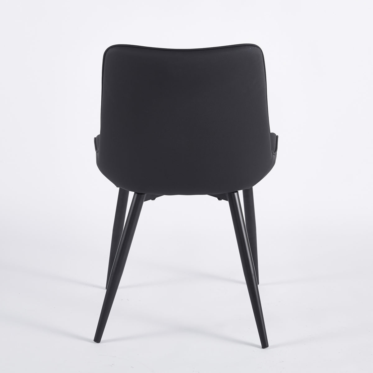 Dining Chairs Modern Leather with Metal Legs 2pCS/CTN