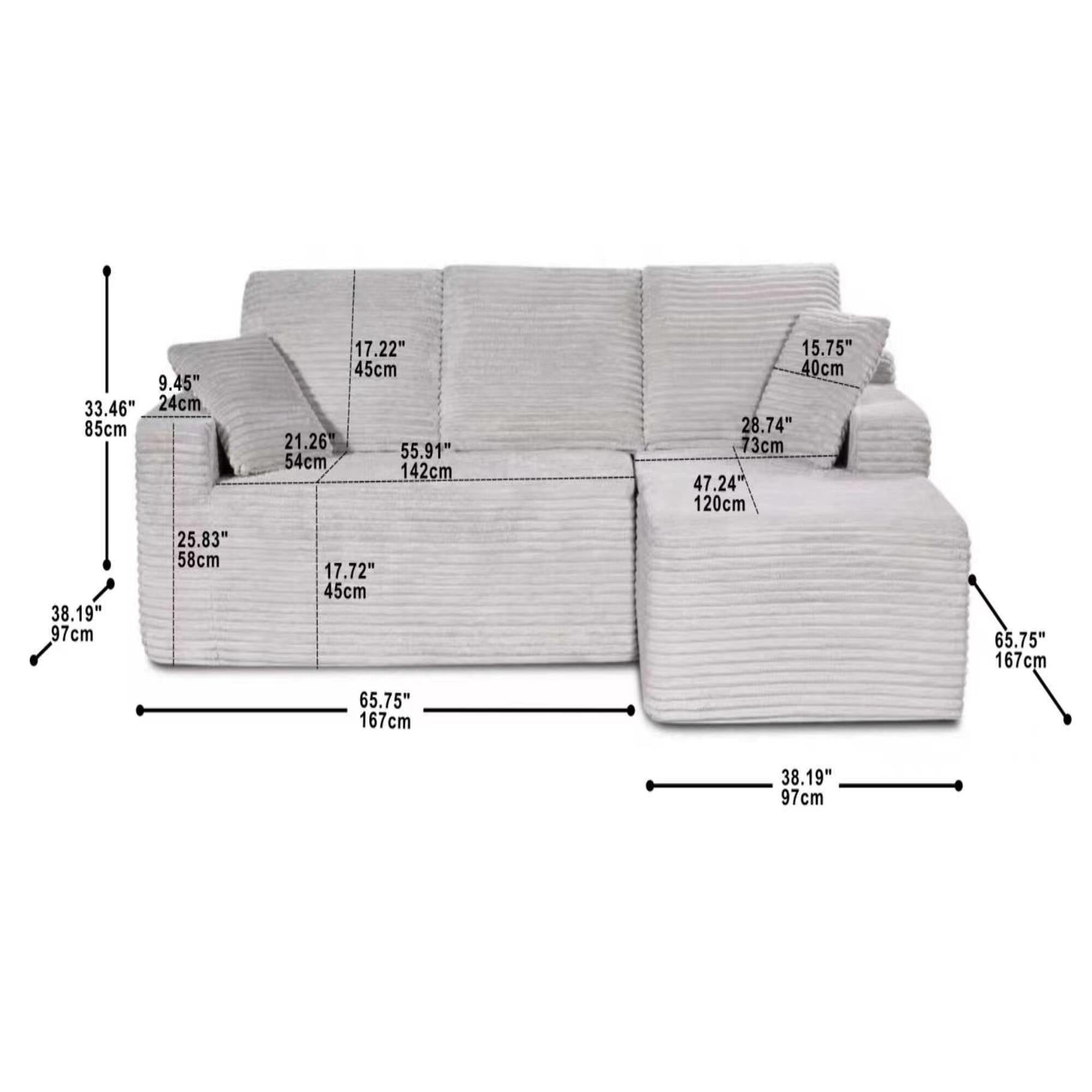 compress sofa Beige