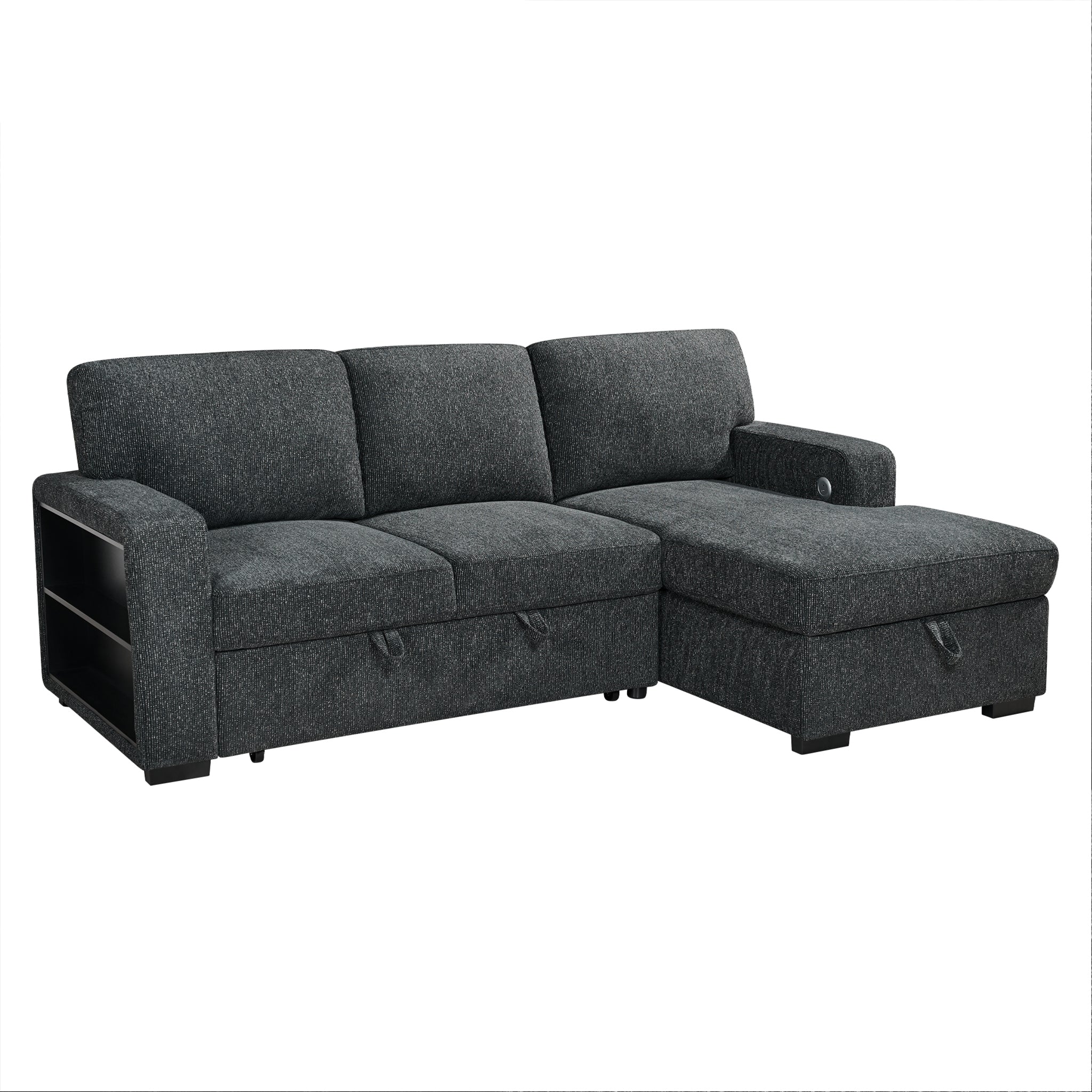 Multi- functional sofa sleeper-R3550-Black
