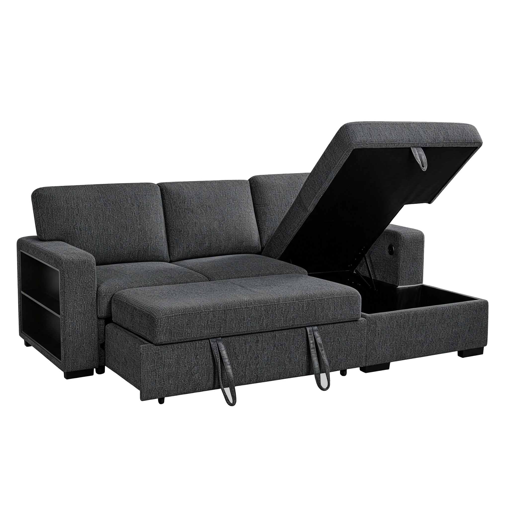 Multi- functional sofa sleeper-R3550-Black