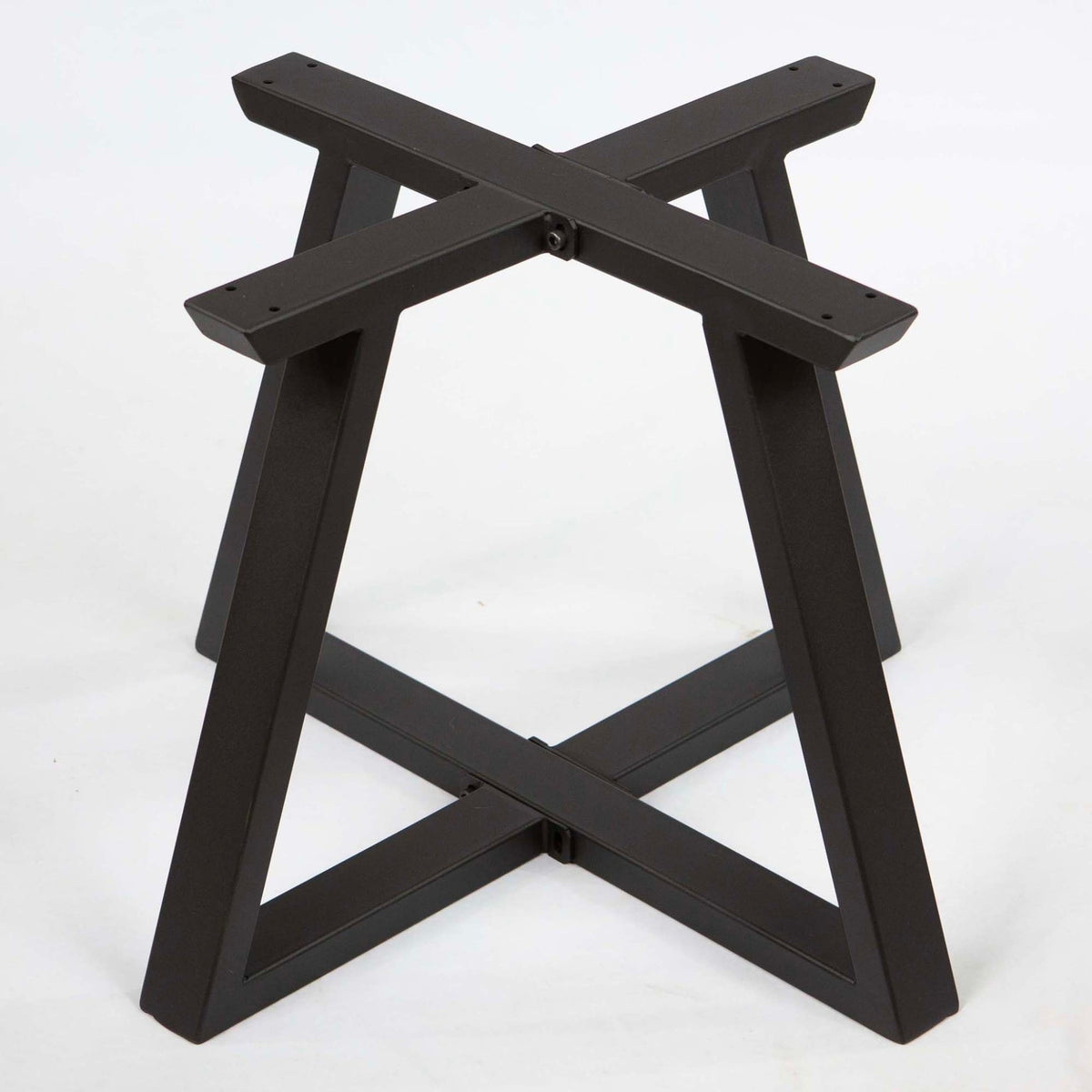 Black Carbon Steel Cross Side Table Frame-MTY0170  1pcs/CTN