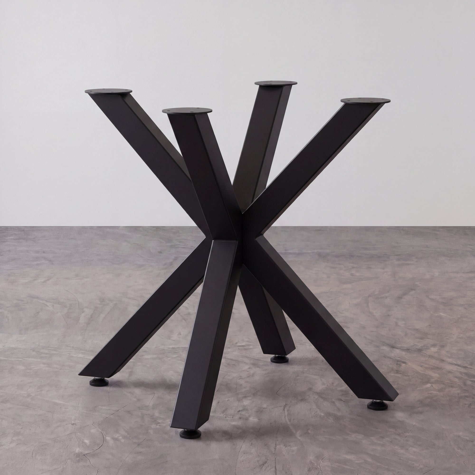 Black Carbon Steel X-Shape Side Table Base（1pcs/CTN）