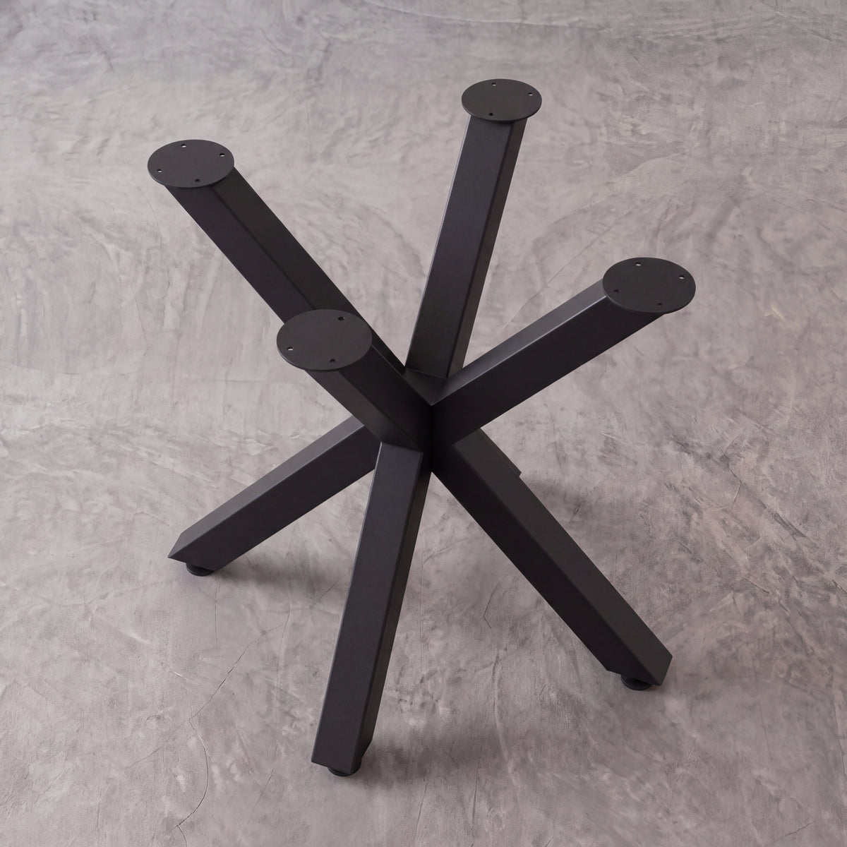 Black Carbon Steel X-Shape Side Table Base（1pcs/CTN）
