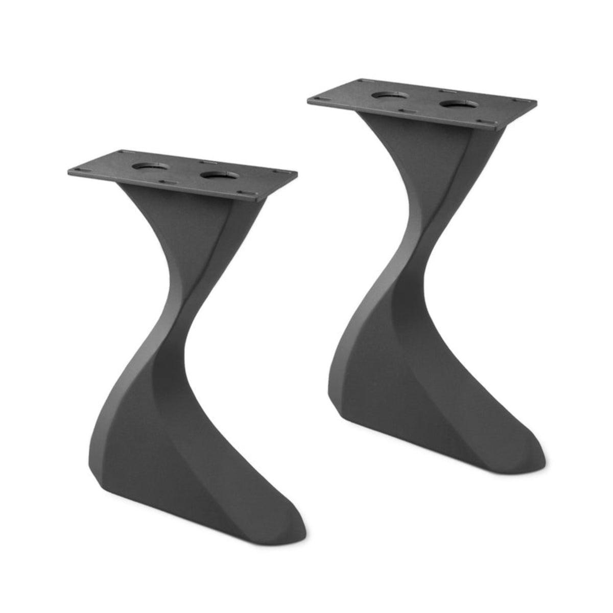Black Z-Shape Carbon Steel Table Leg Frame（2pcs/CTN）