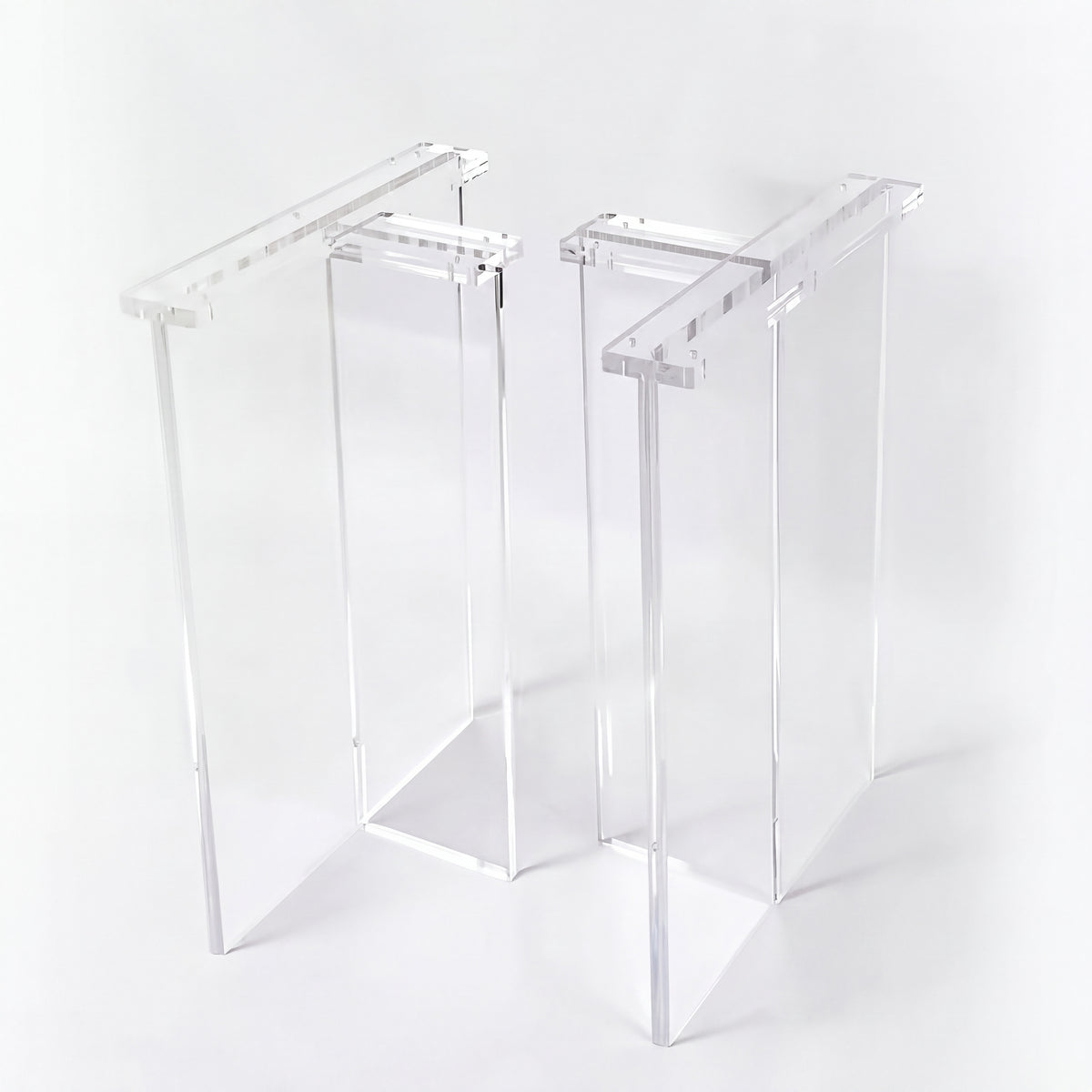 Clear T-Shape Acrylic Table Legs（2pcs/CTN）