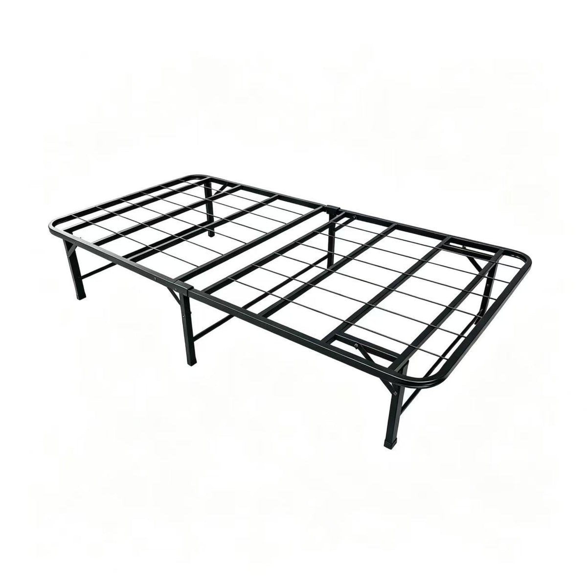 BD002-TWIN-FULL-QUEEN-Foldable Metal Bed Frame