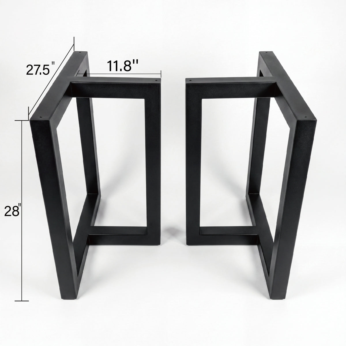 Black T-Shape Carbon Steel Table Leg Frame-MTC0190（2pcs/CTN）