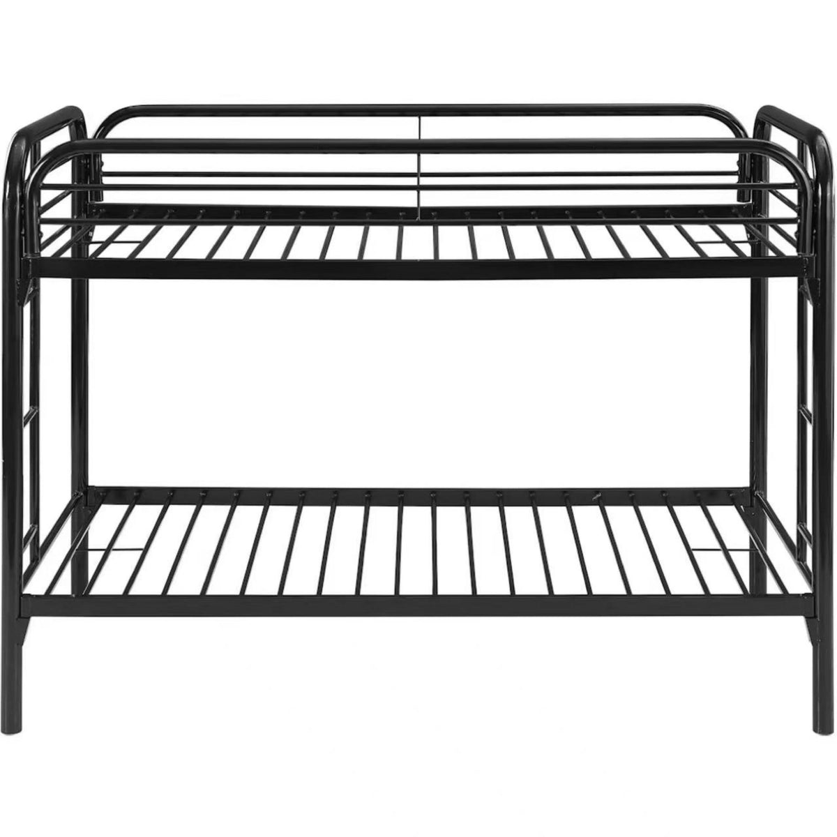 BB001-Heavy‑Duty Metal Bunk Bed Frame, Twin Size Bunk Bed for Kids Adults