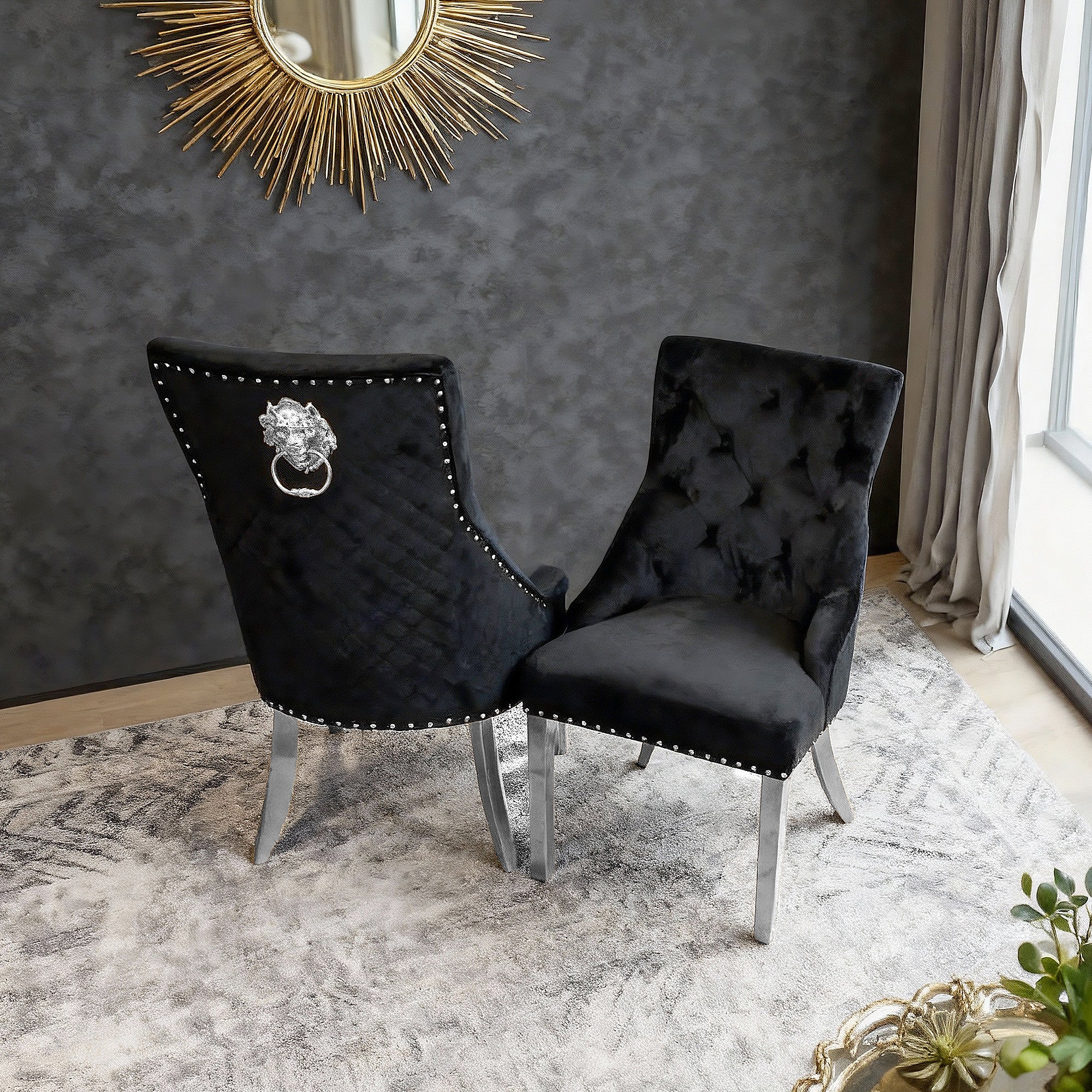 High cost-performance Velvet Fabric Vanity Chair (B9711-KM02)