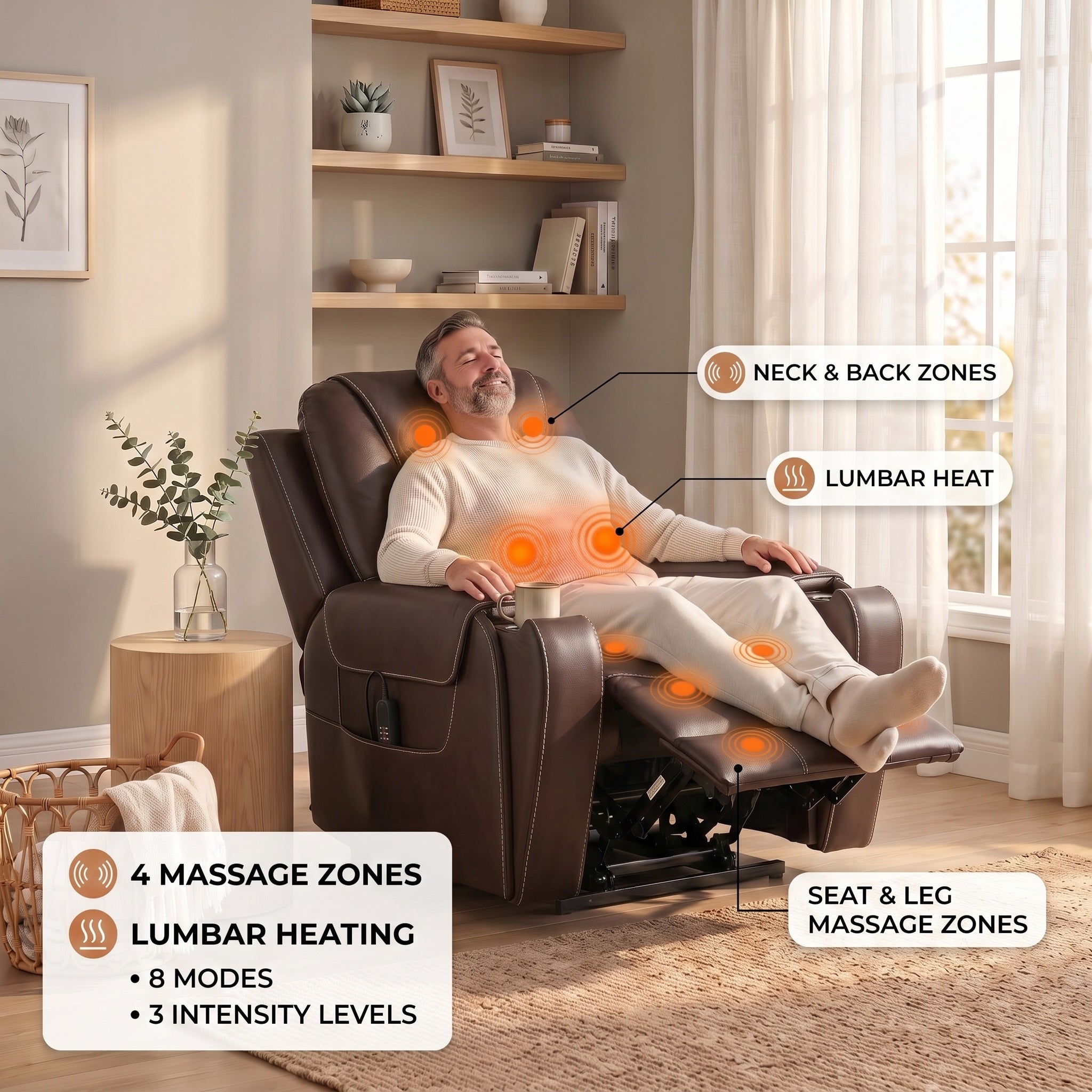 Electric Power Lift Recliner Chair