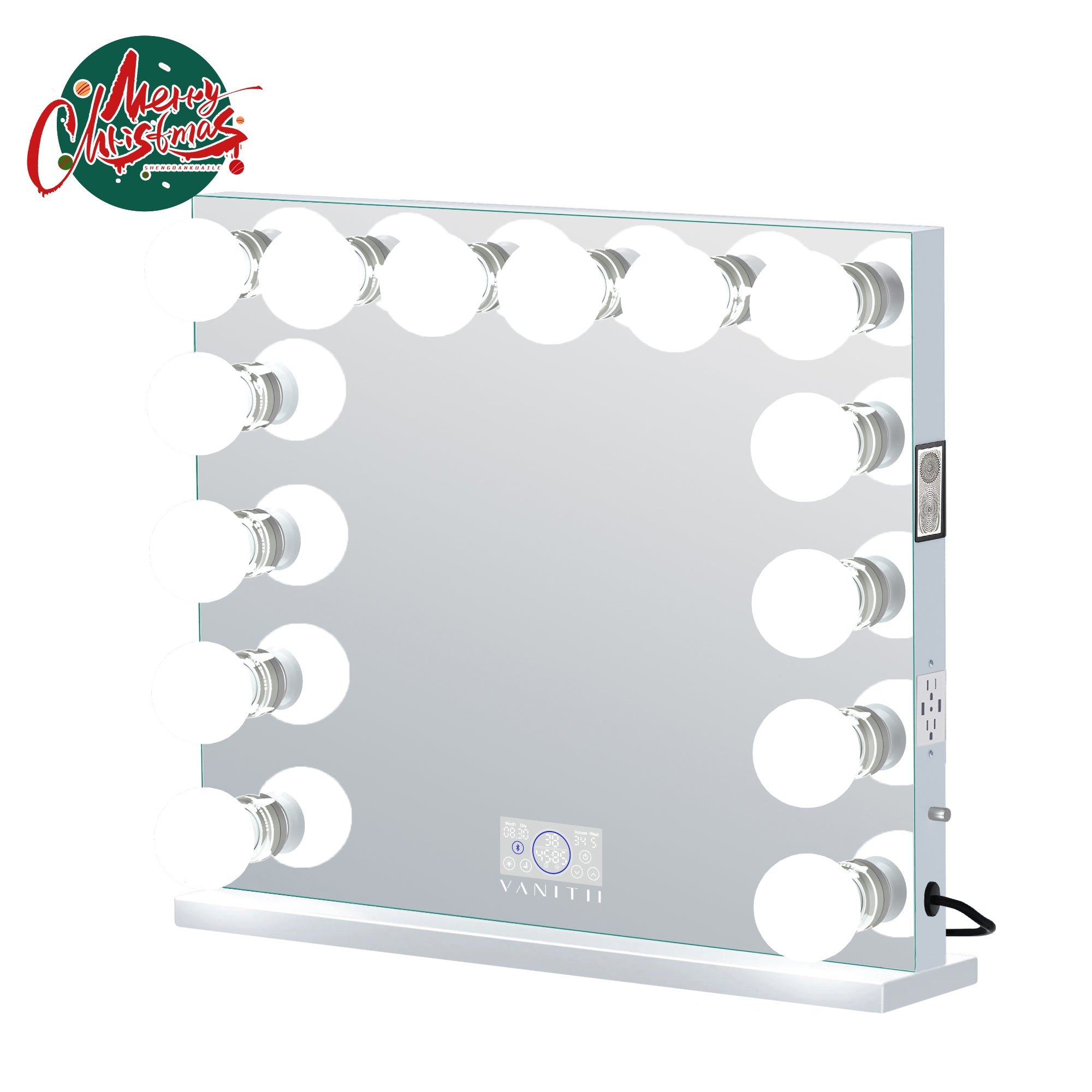 VANITII Marilyn Hollywood Vanity Mirror Pro with 14 Dimmable LED Bulbs