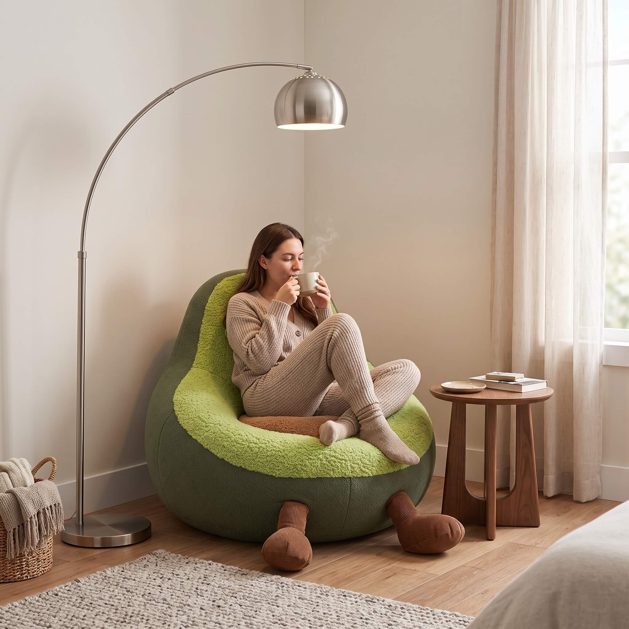 Cute Avocado Hug Chair