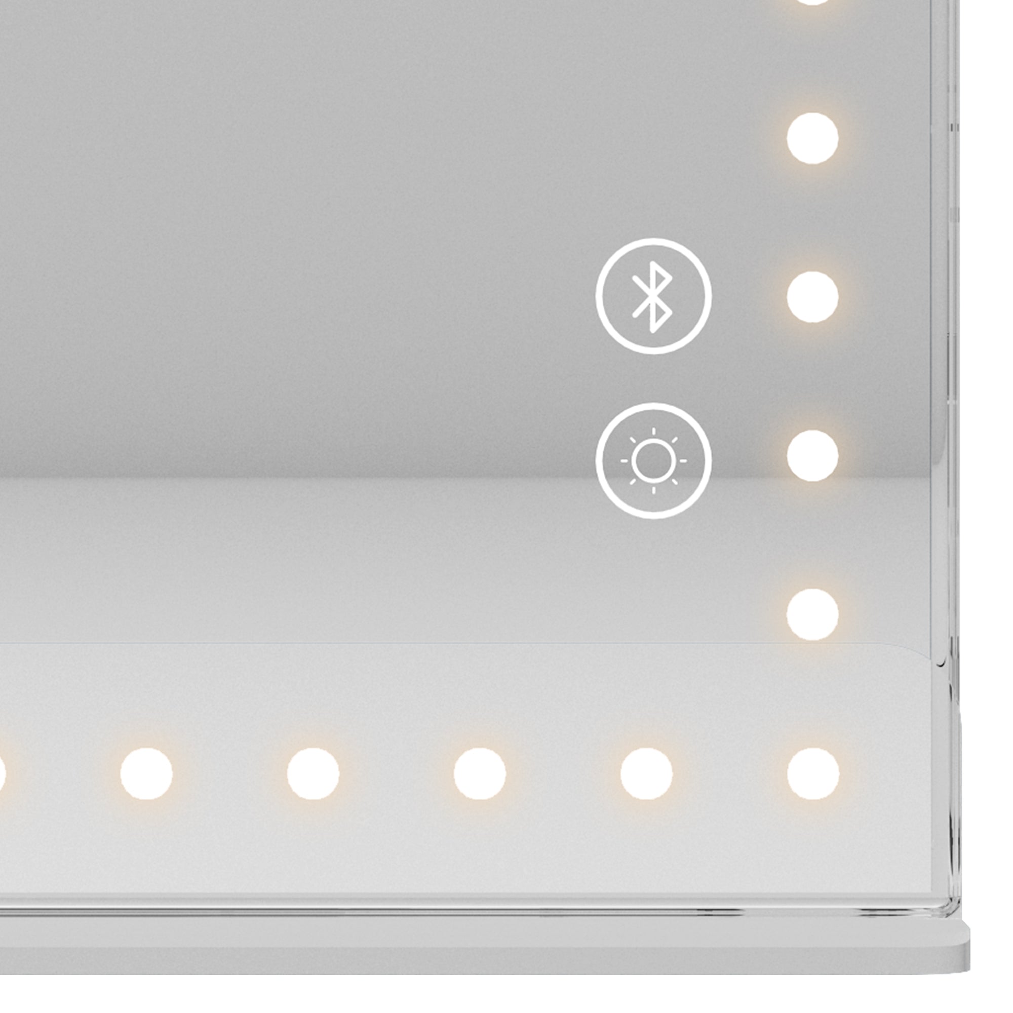 VANITII LED Music Mirror with Dimmable Light