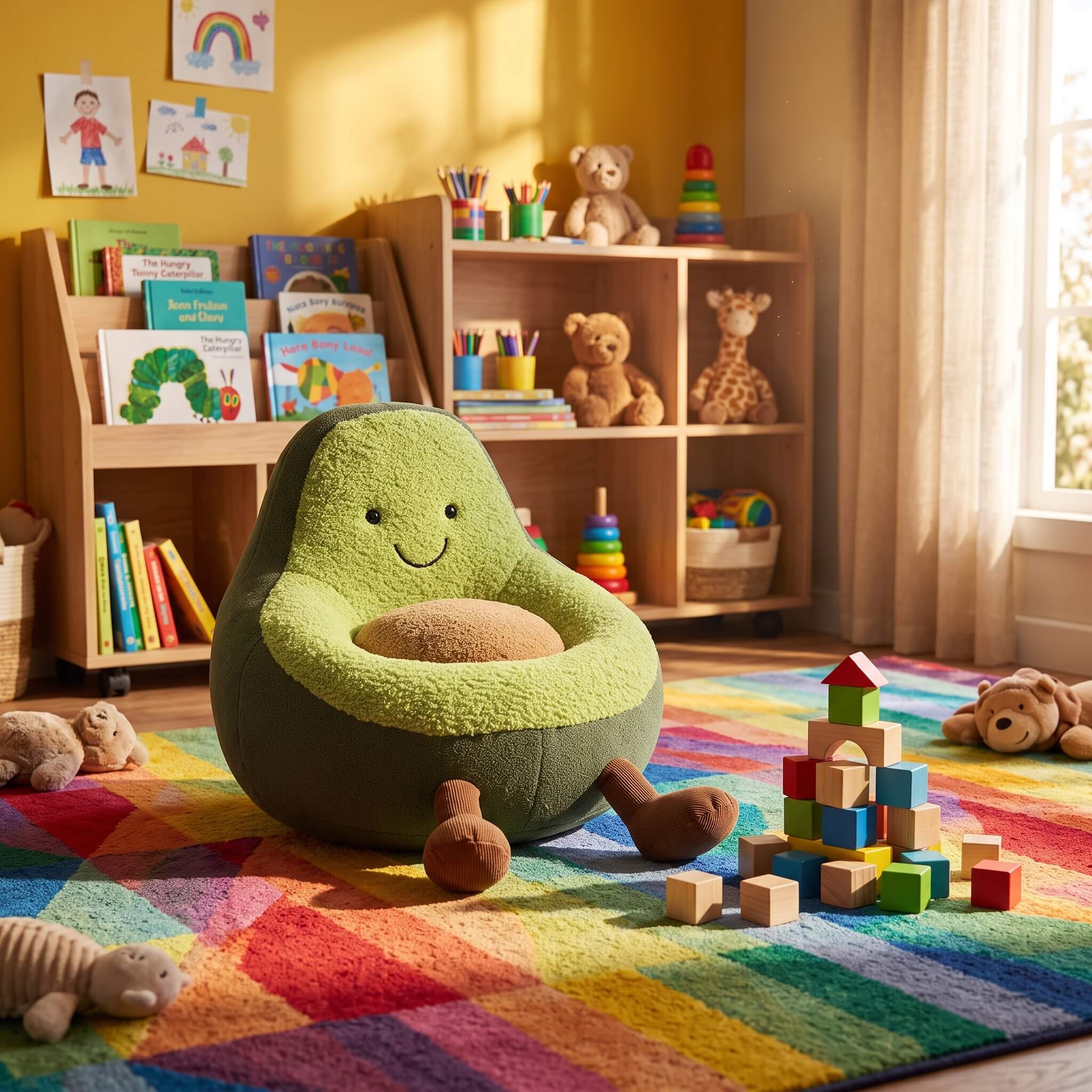 Cute Avocado Hug Chair