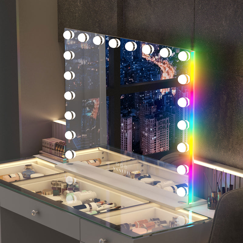 wireless hollywood mirror