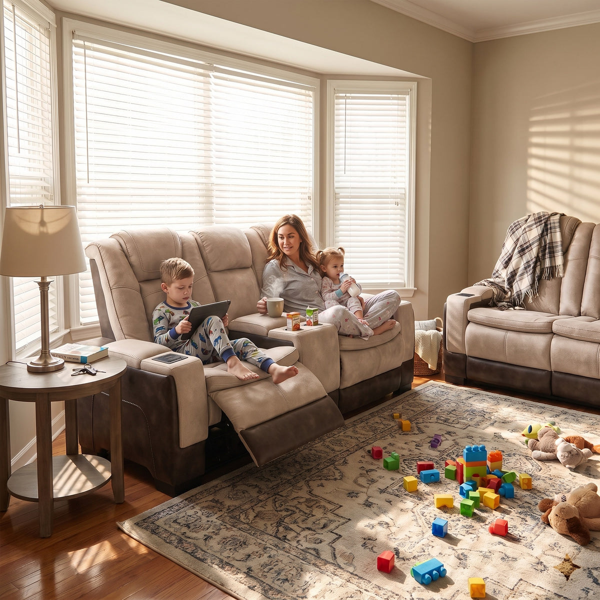 Charlie Brown Power Recliner Sofa Set