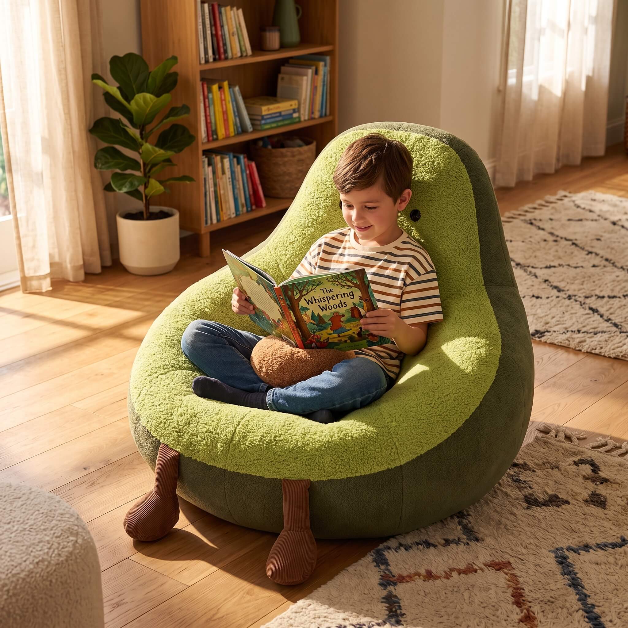 Cute Avocado Hug Chair