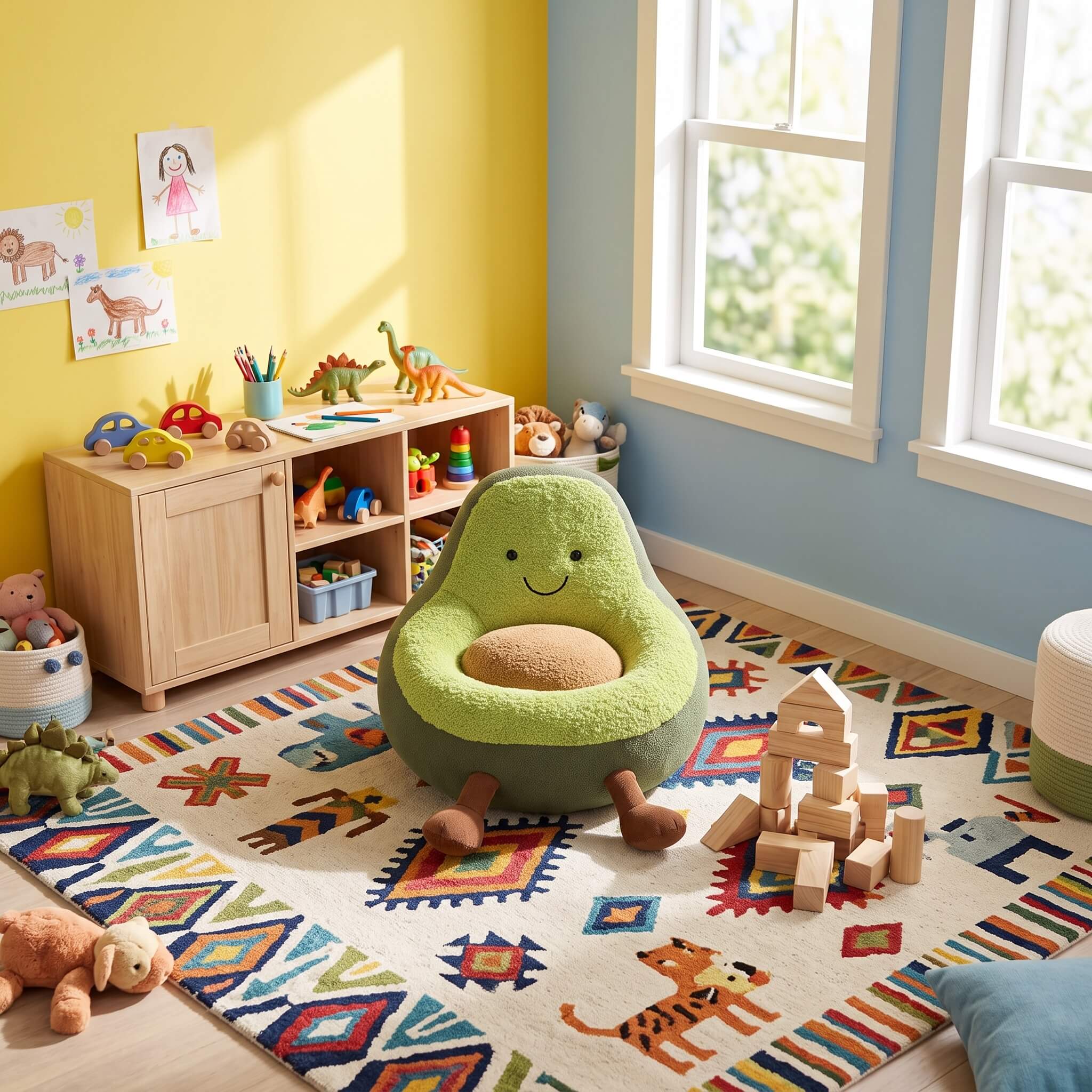 Cute Avocado Hug Chair