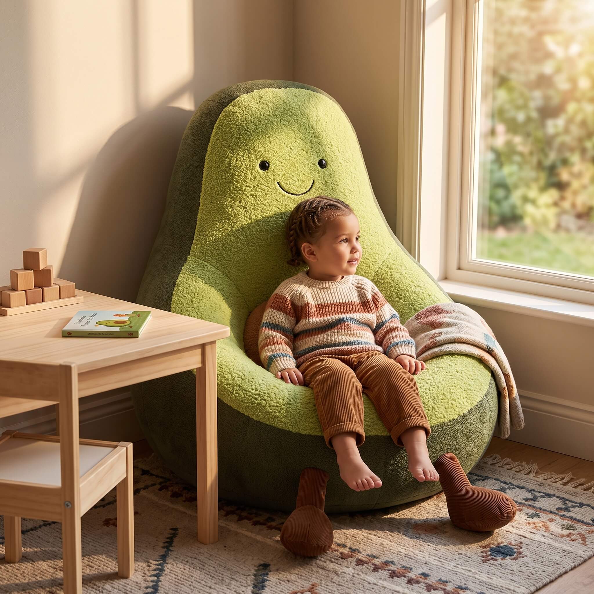 Cute Avocado Hug Chair